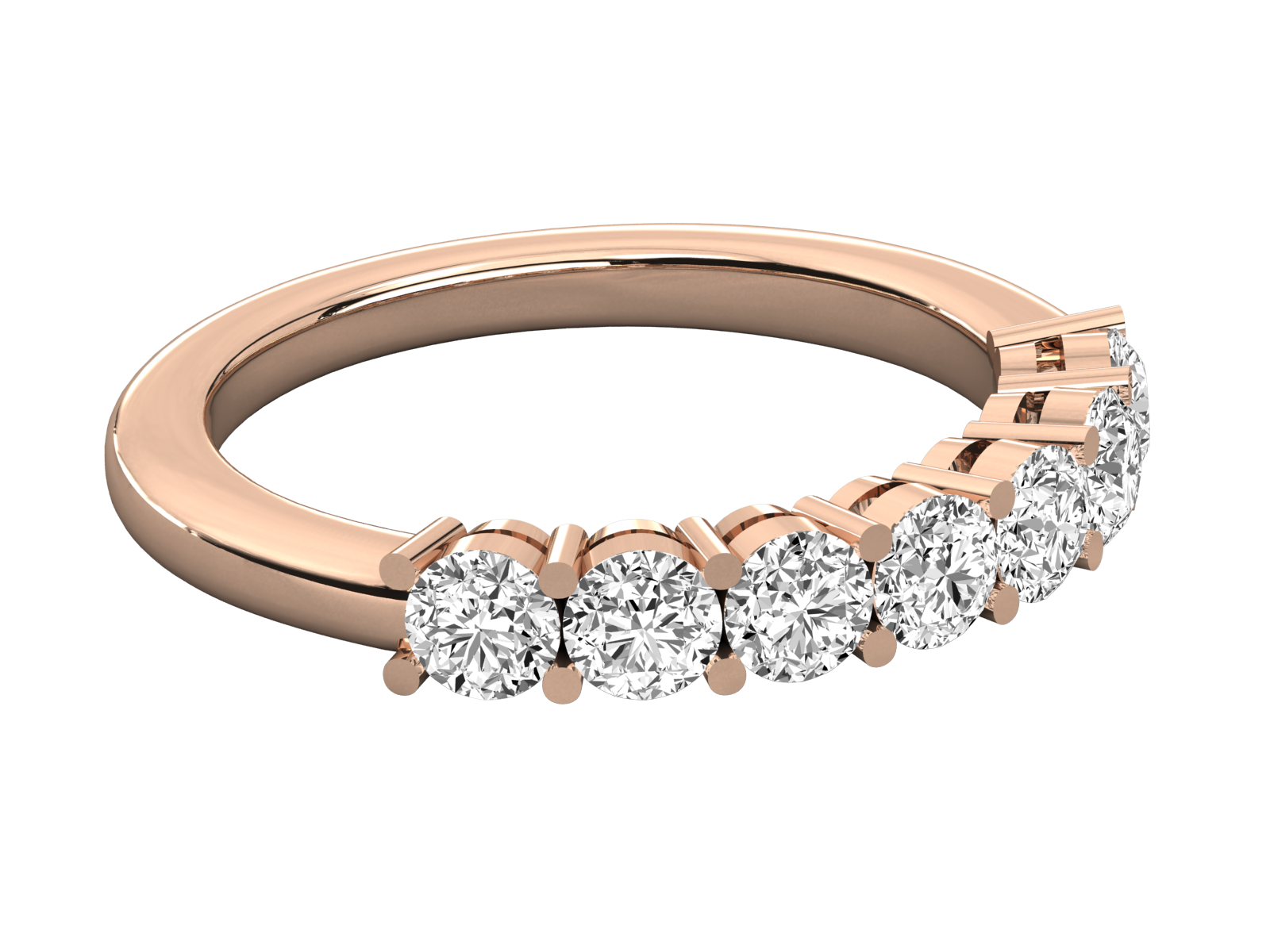 Rose Gold Plated Sterling Silver Ring