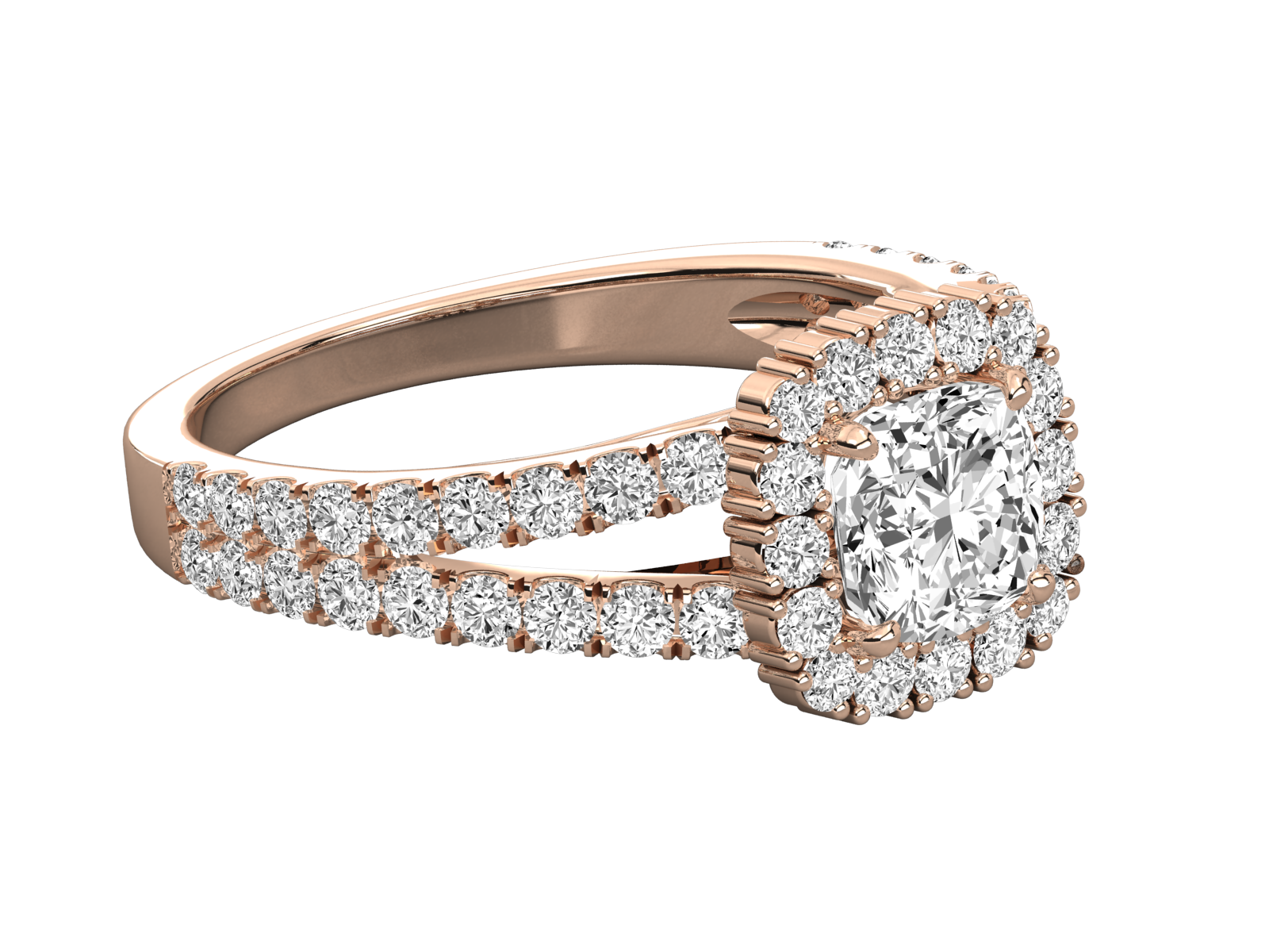 Rose Gold Plated Sterling Silver Ring