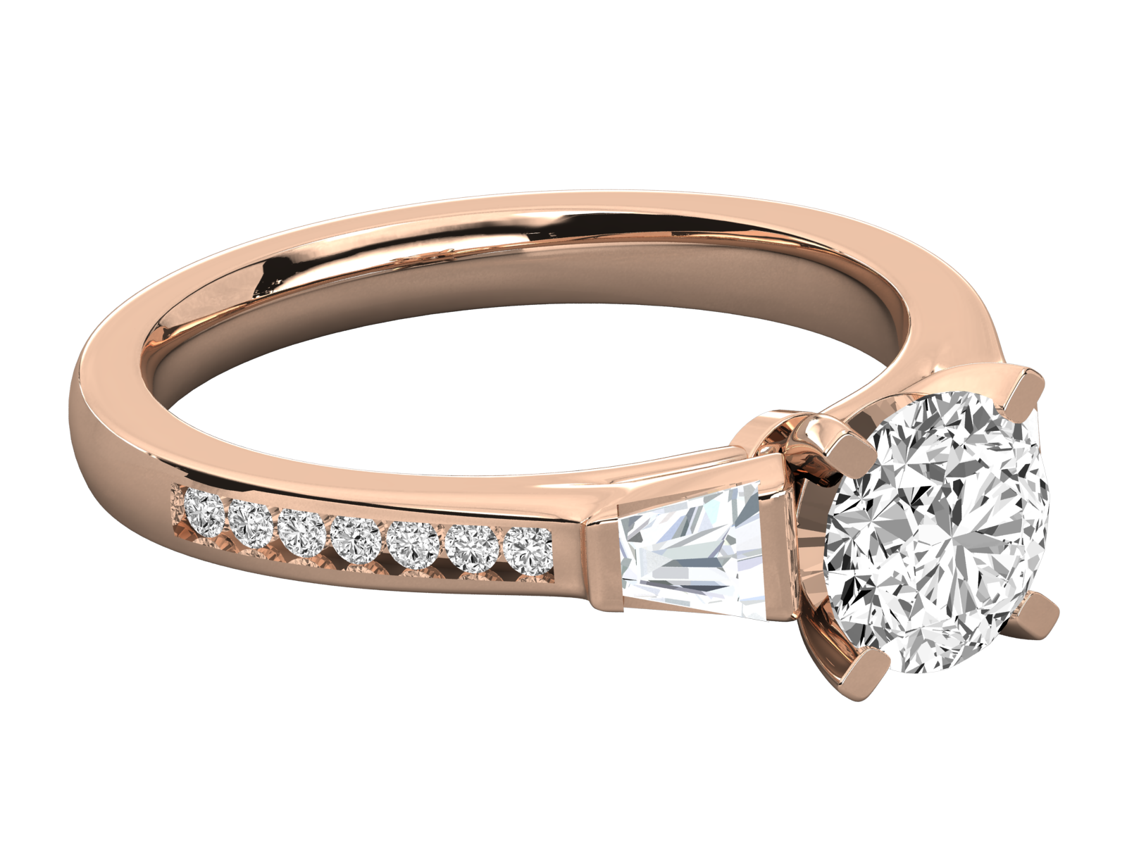 Rose Gold Plated Sterling Silver Ring