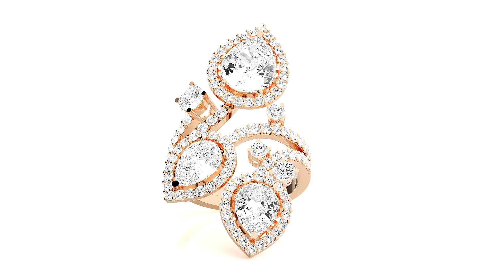 Rose Gold Plated Sterling Silver Ring