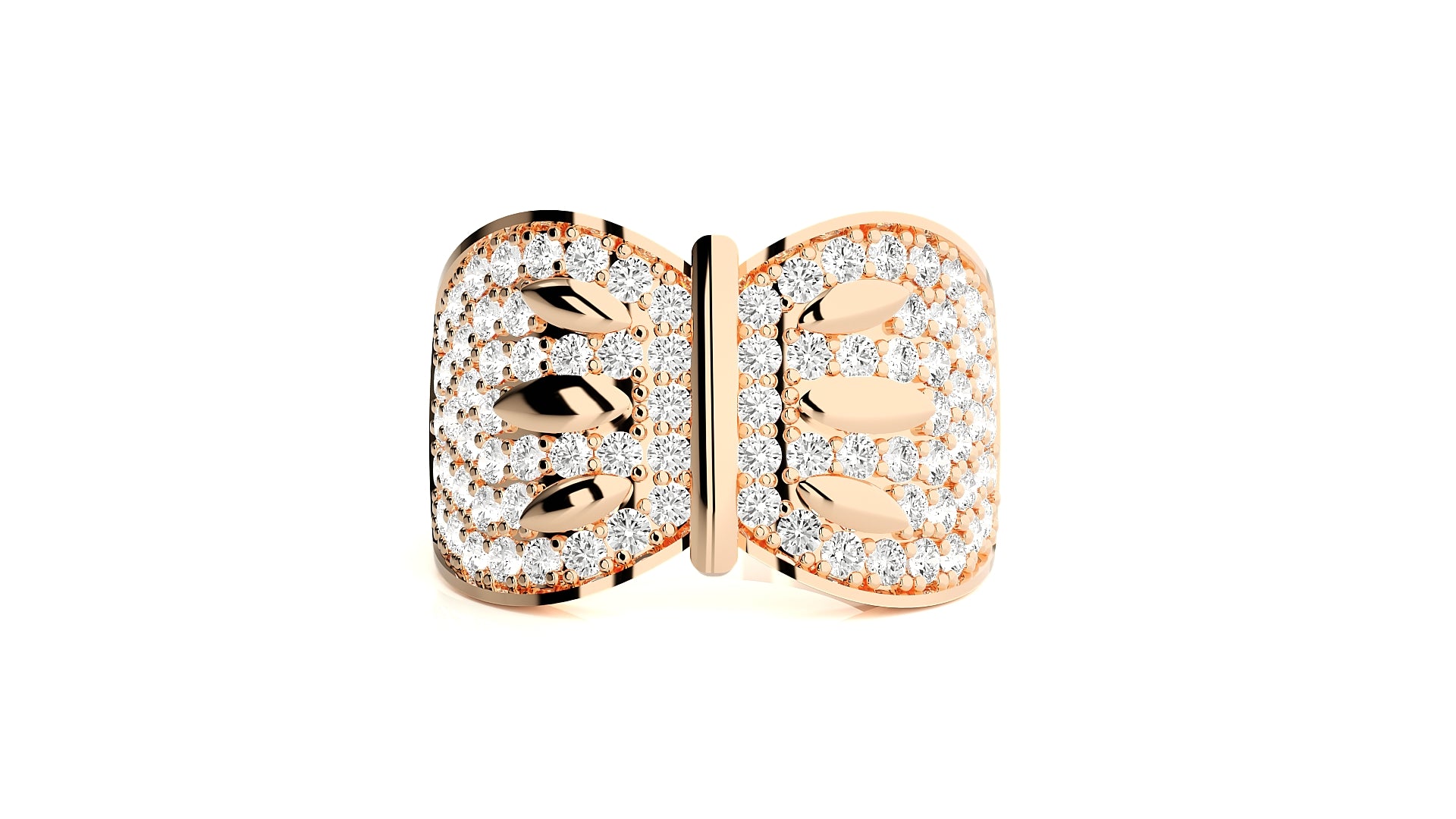 Rose Gold Plated Sterling Silver Ring