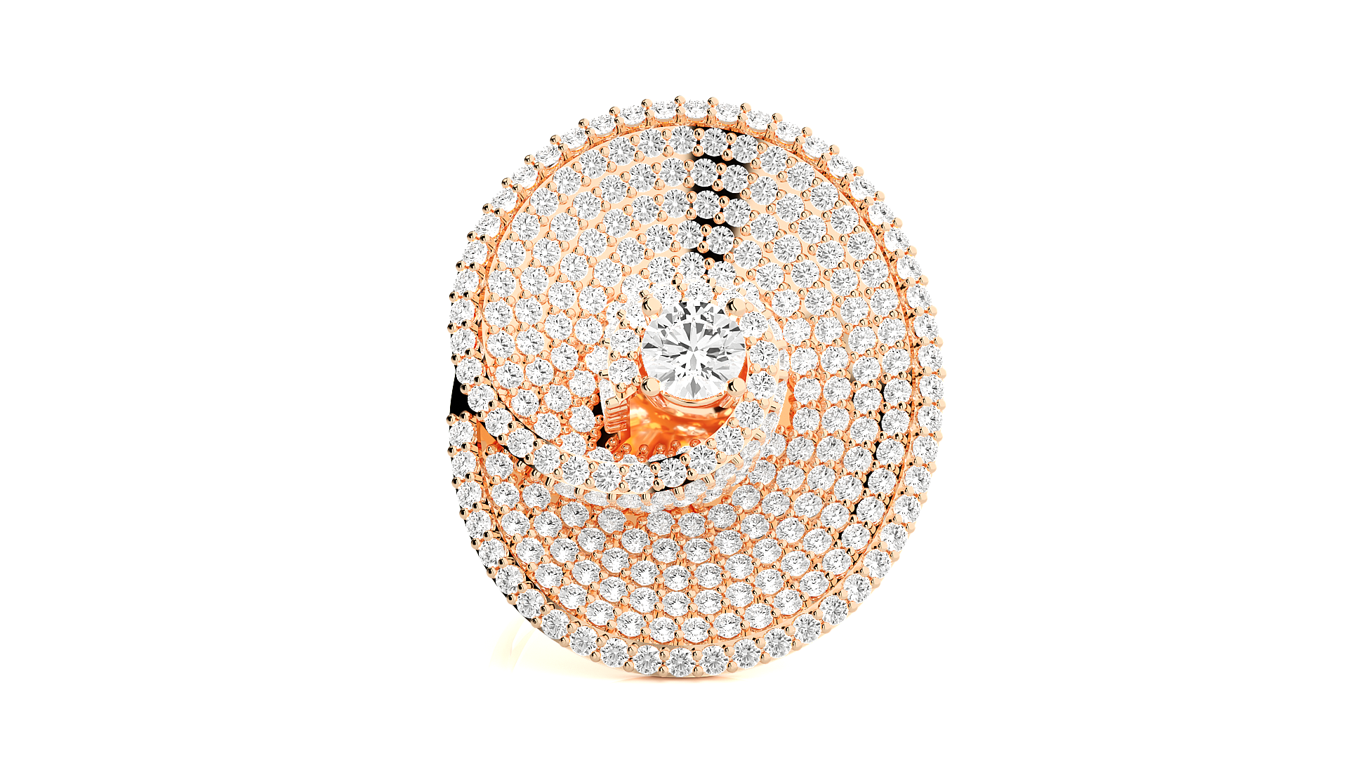 Rose Gold Plated Sterling Silver Ring