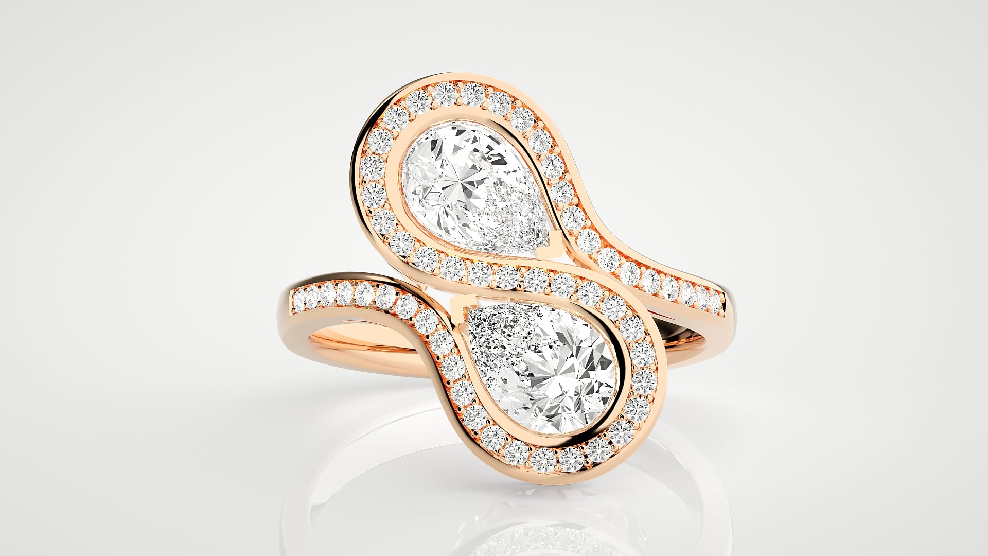 Rose Gold Plated Sterling Silver Ring