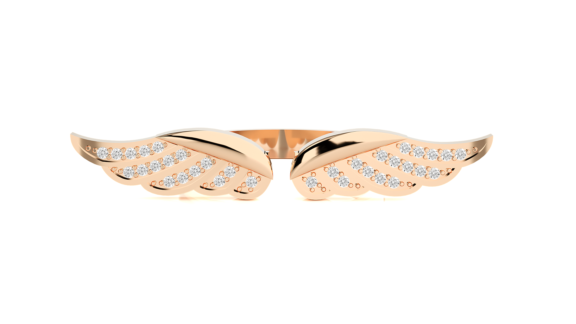 Rose Gold Plated Sterling Silver Ring