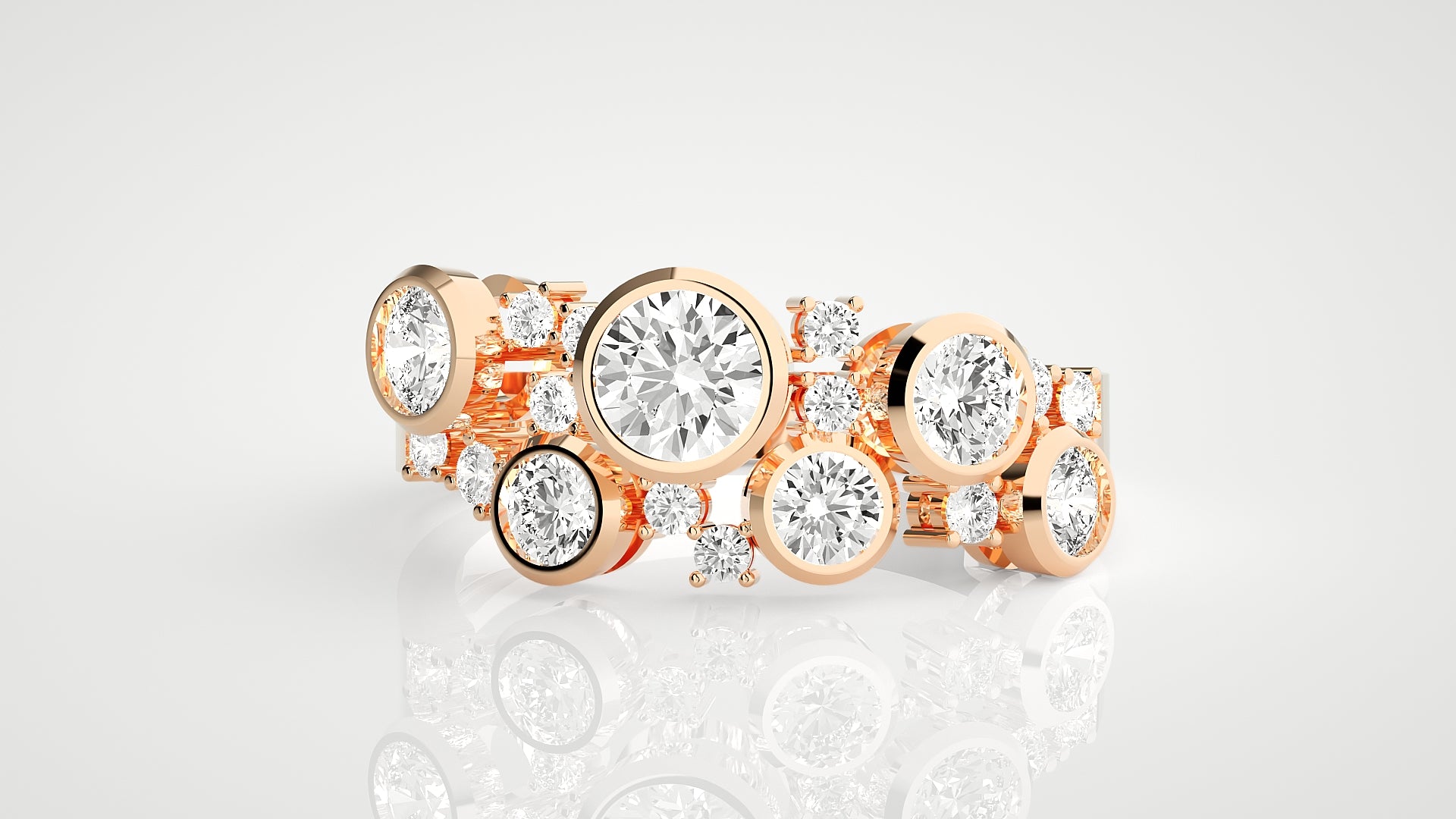 Rose Gold Plated Sterling Silver Ring