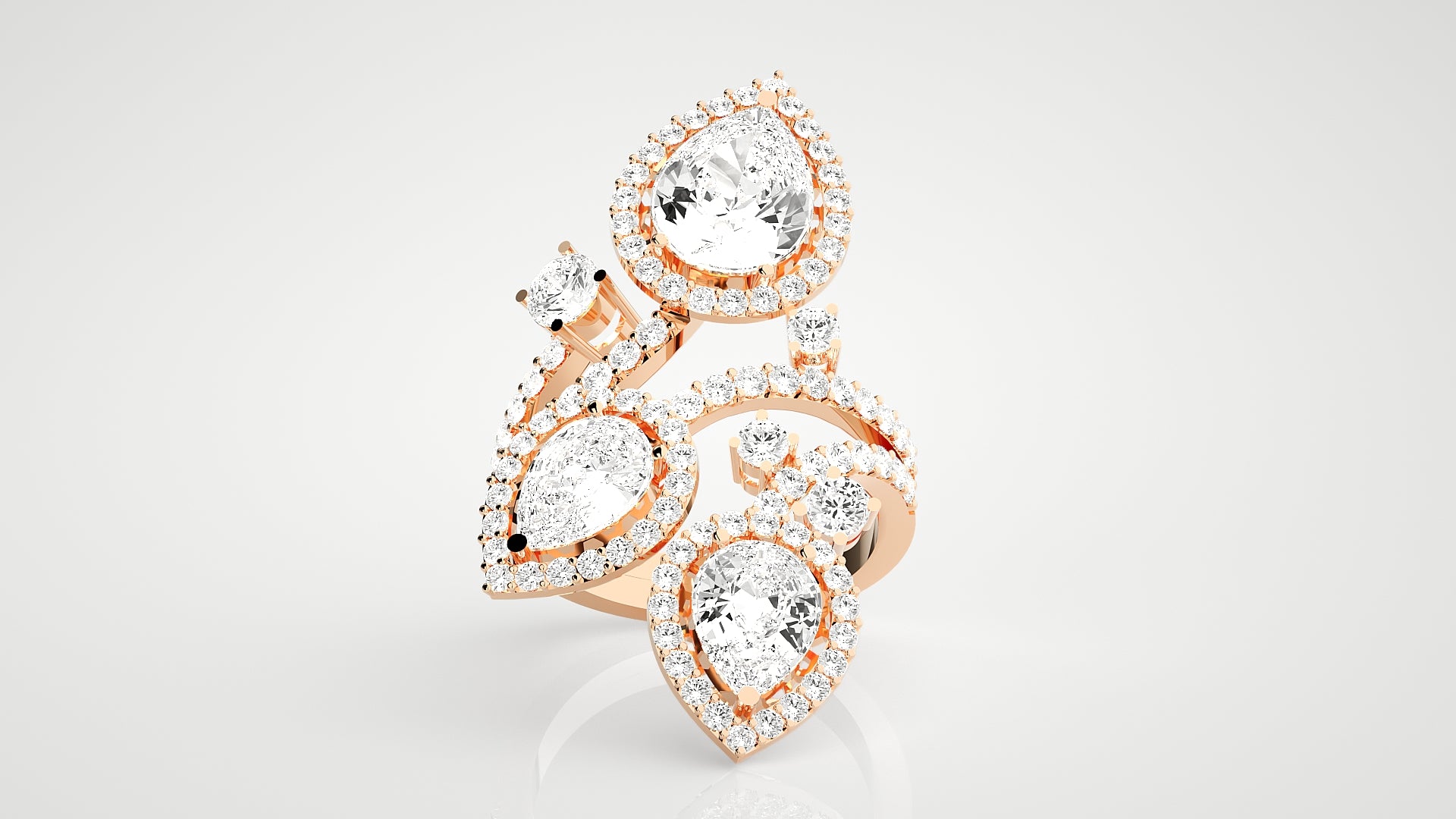 Rose Gold Plated Sterling Silver Ring