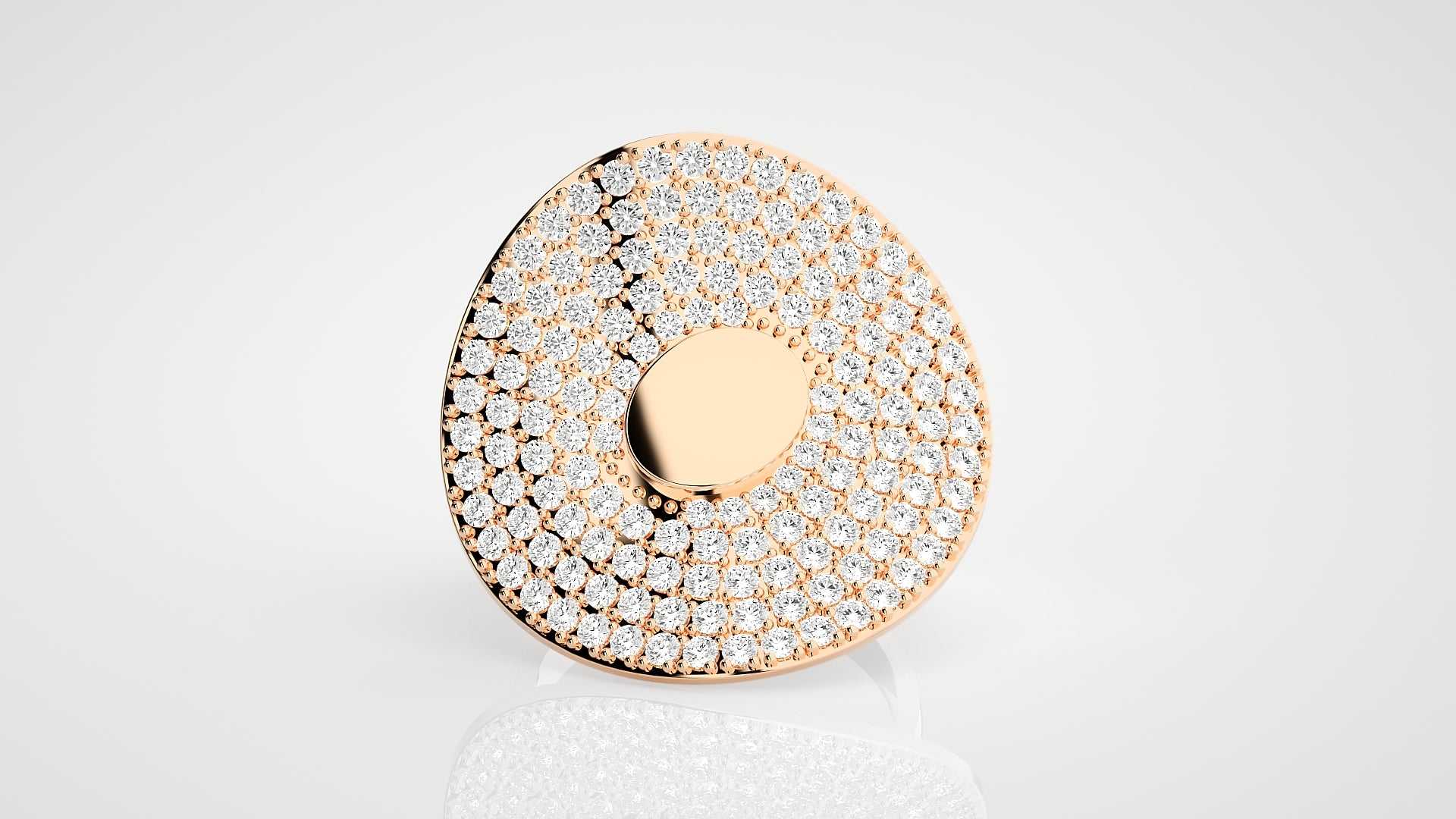 Rose Gold Plated Sterling Silver Ring