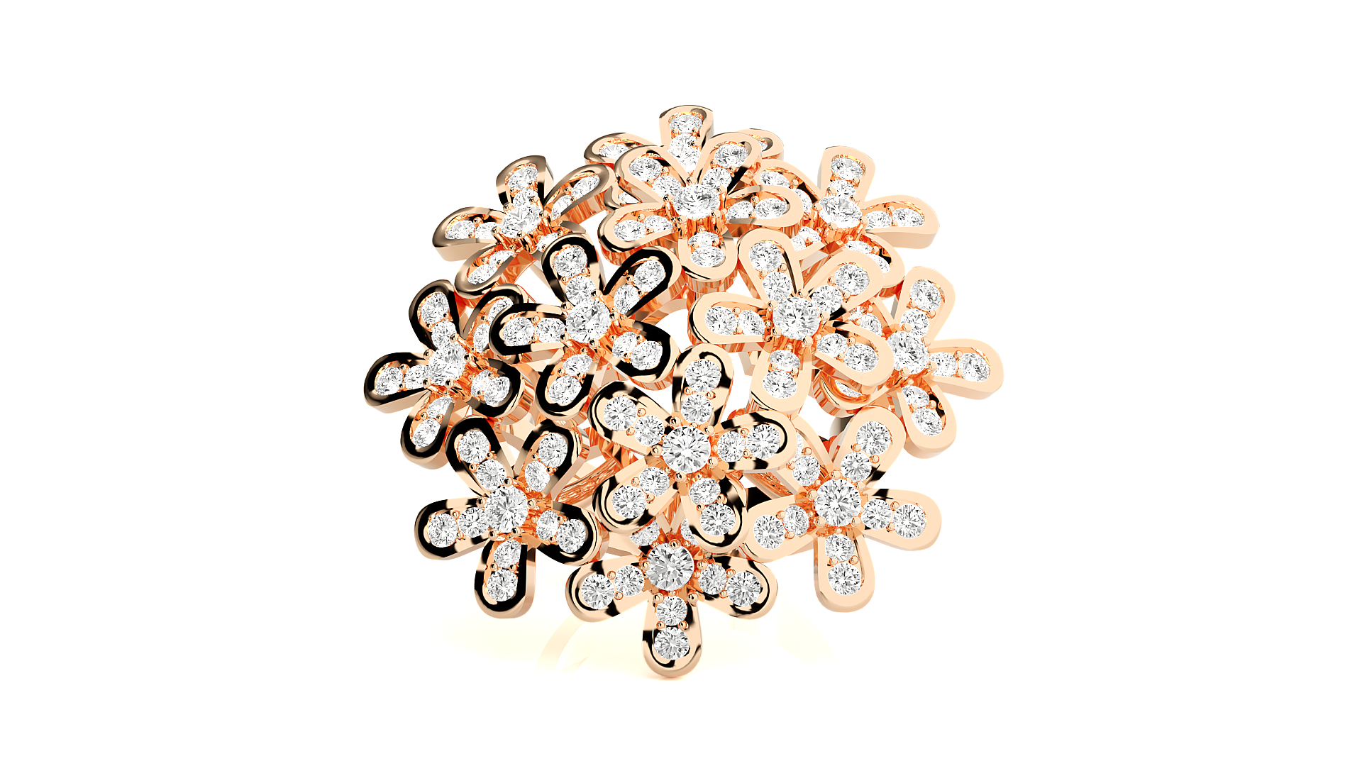 Rose Gold Plated Sterling Silver Ring