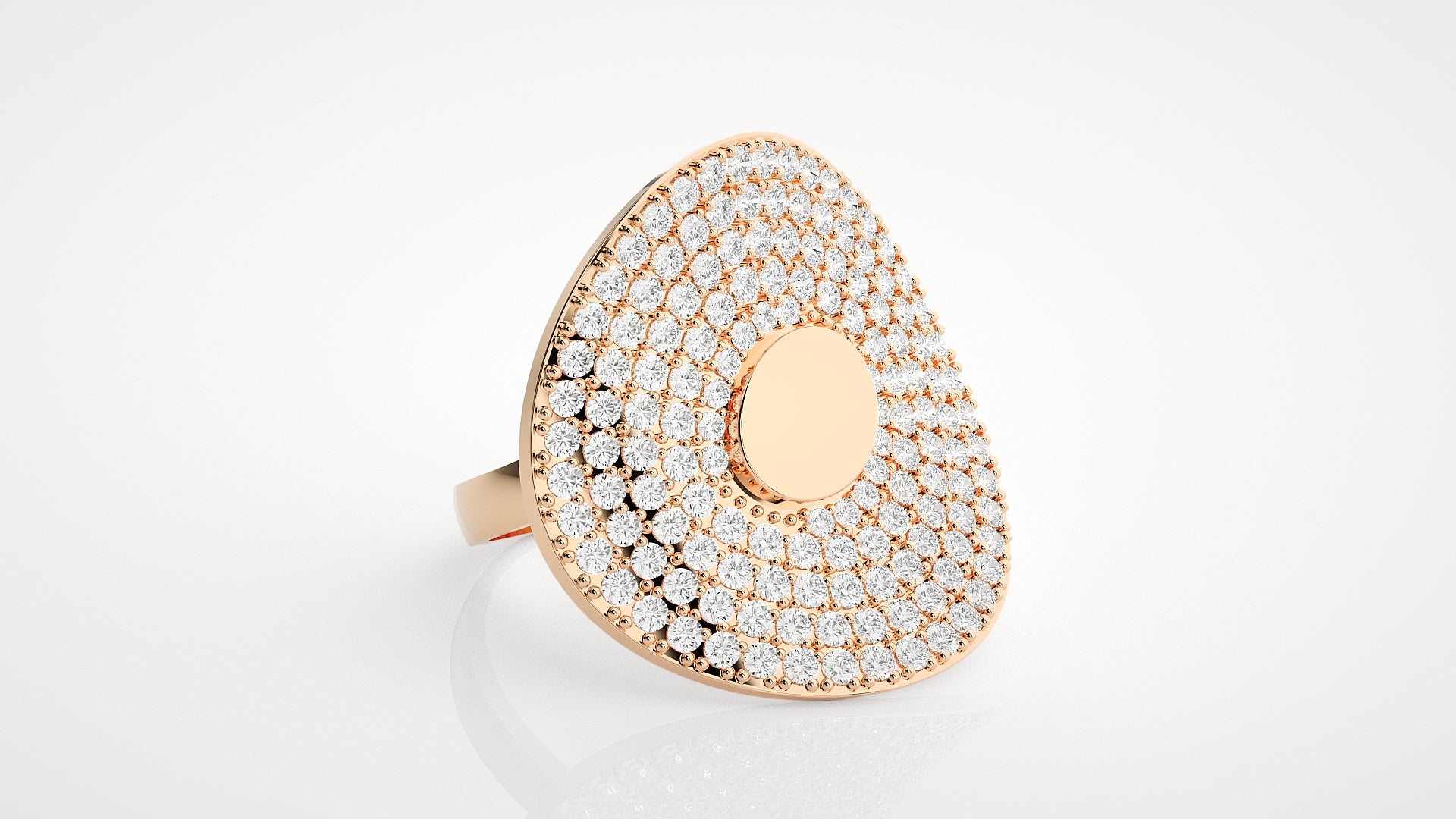 Rose Gold Plated Sterling Silver Ring