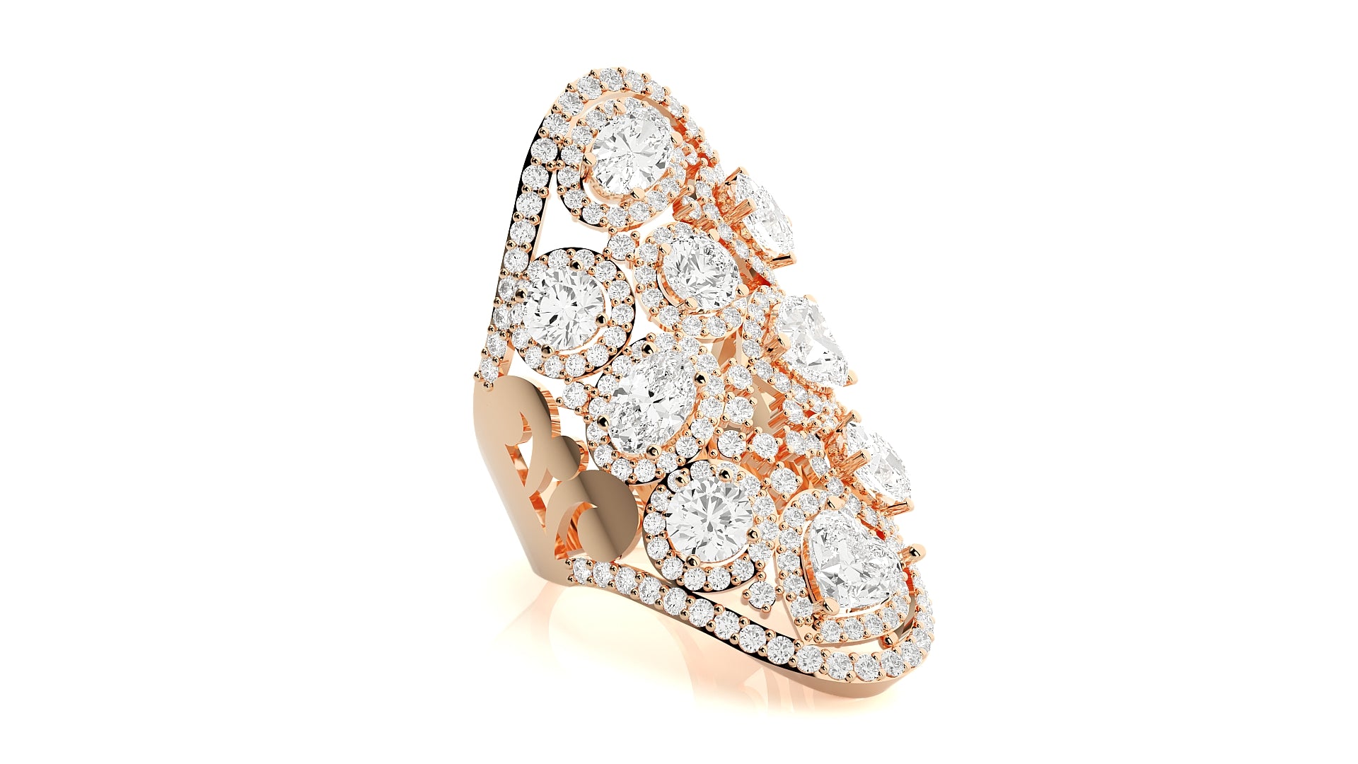 Rose Gold Plated Sterling Silver Ring