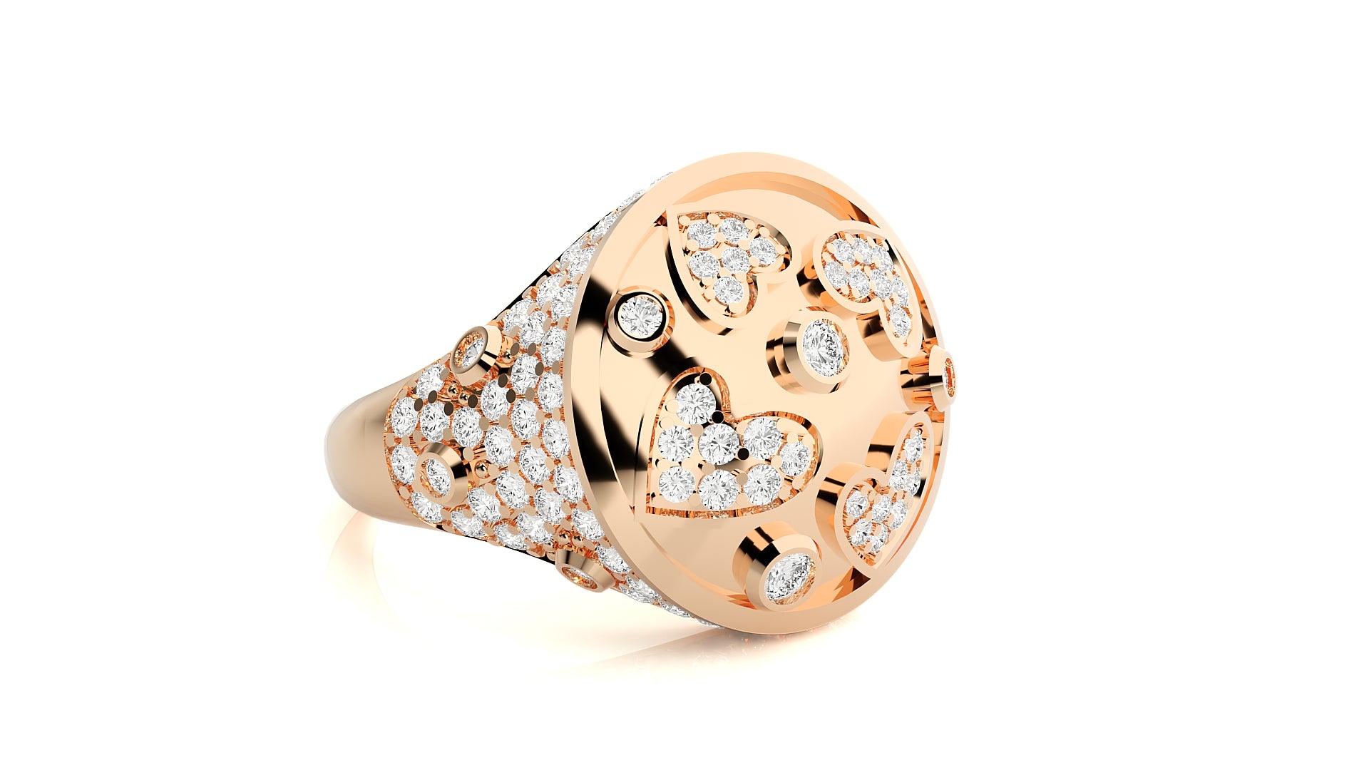 Rose Gold Plated Sterling Silver Ring