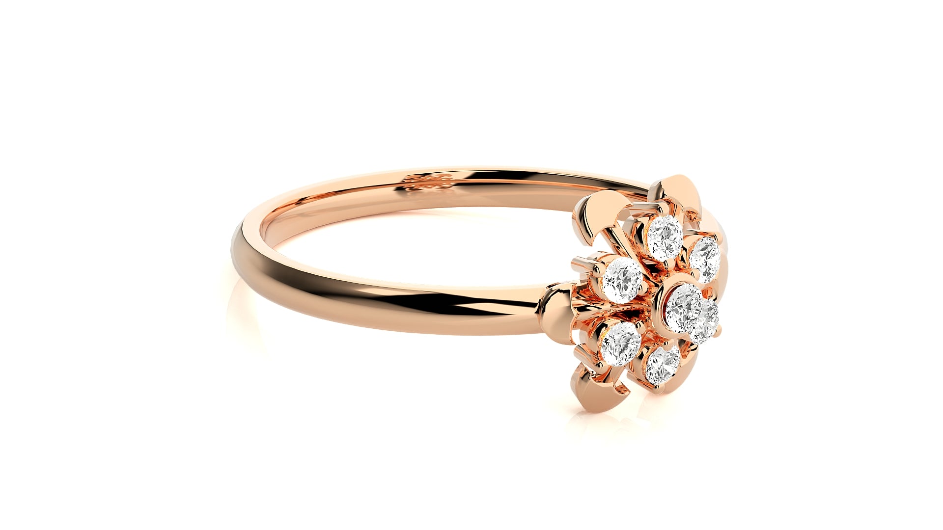 Rose Gold Plated Sterling Silver Ring