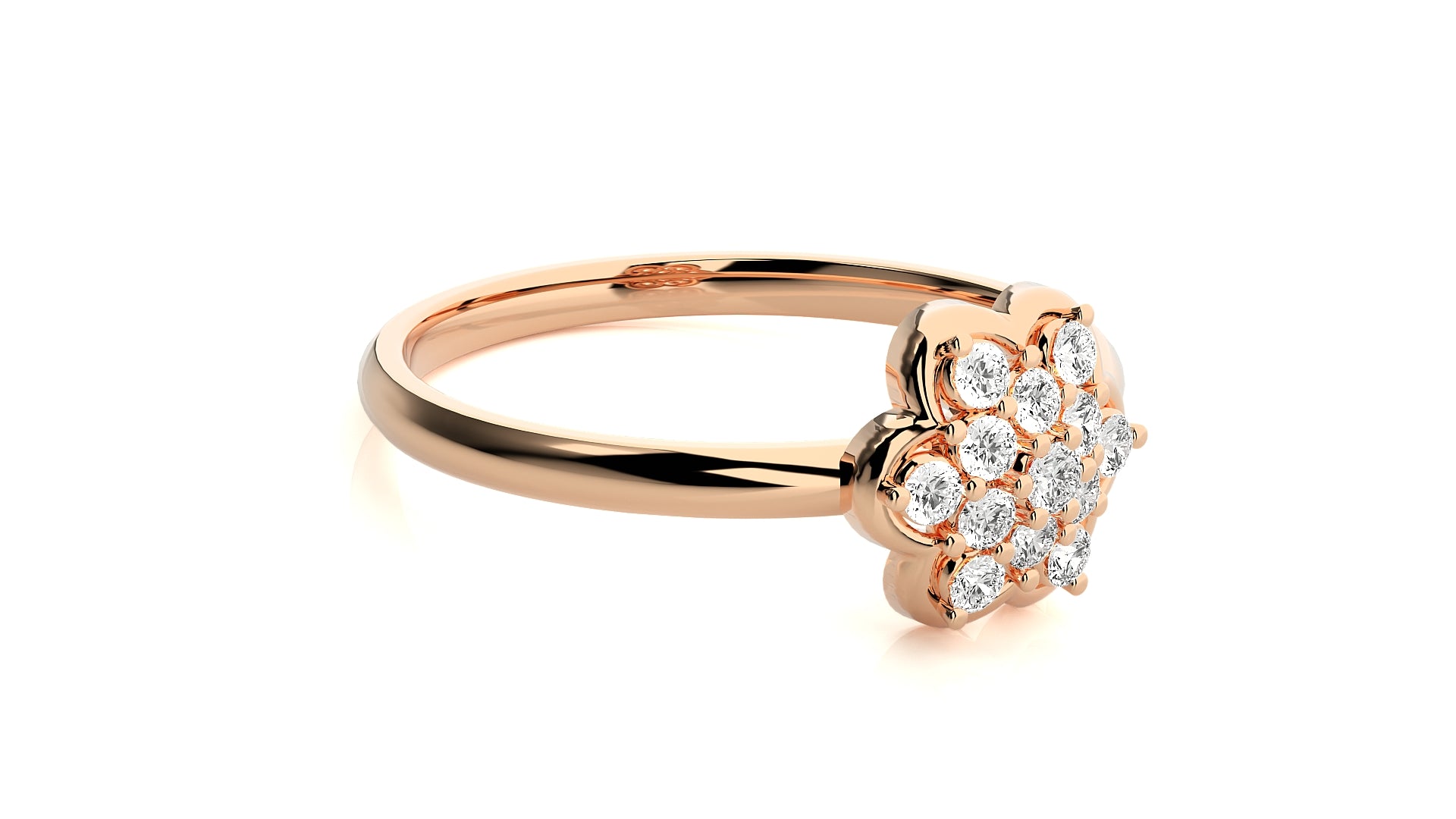 Rose Gold Plated Sterling Silver Ring