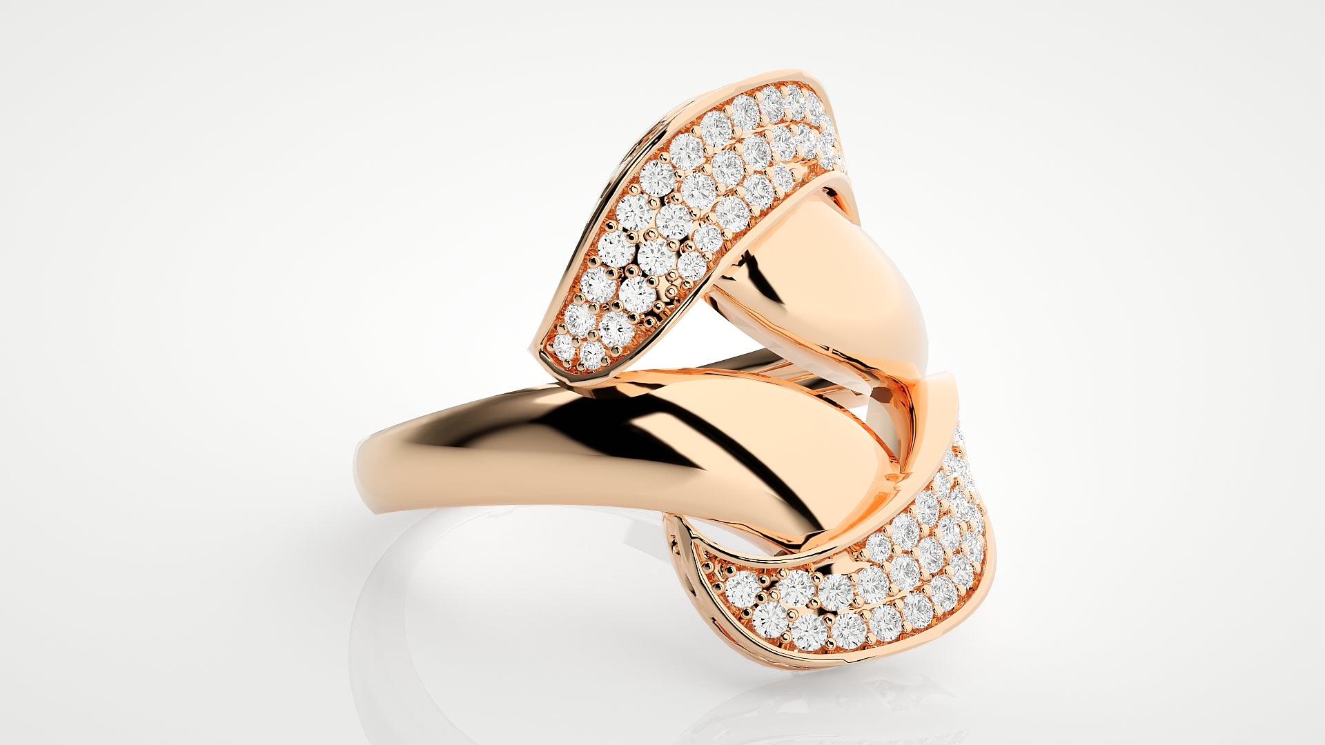 Rose Gold Plated Sterling Silver Ring