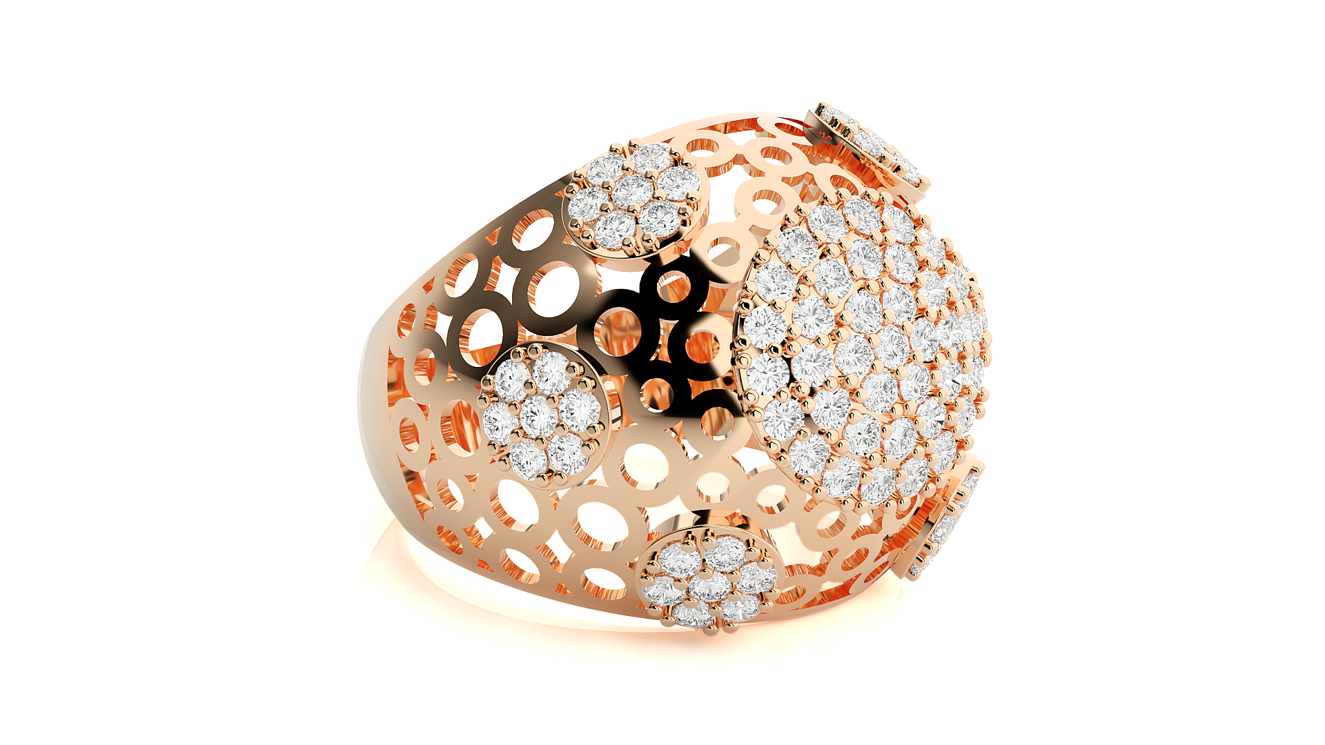Rose Gold Plated Sterling Silver Ring