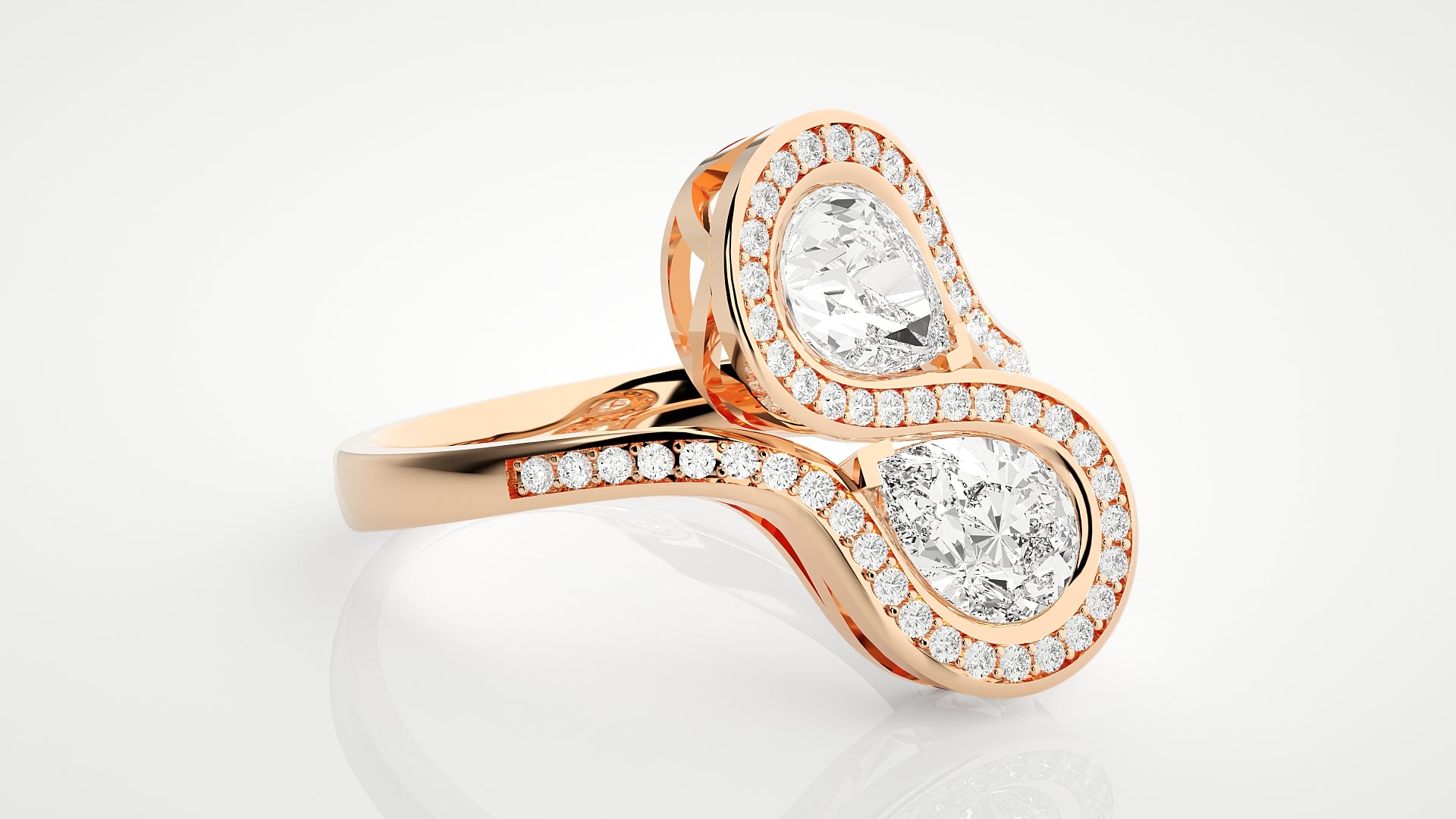 Rose Gold Plated Sterling Silver Ring