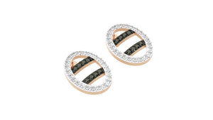 Rose Gold Plated Sterling Silver Earrings