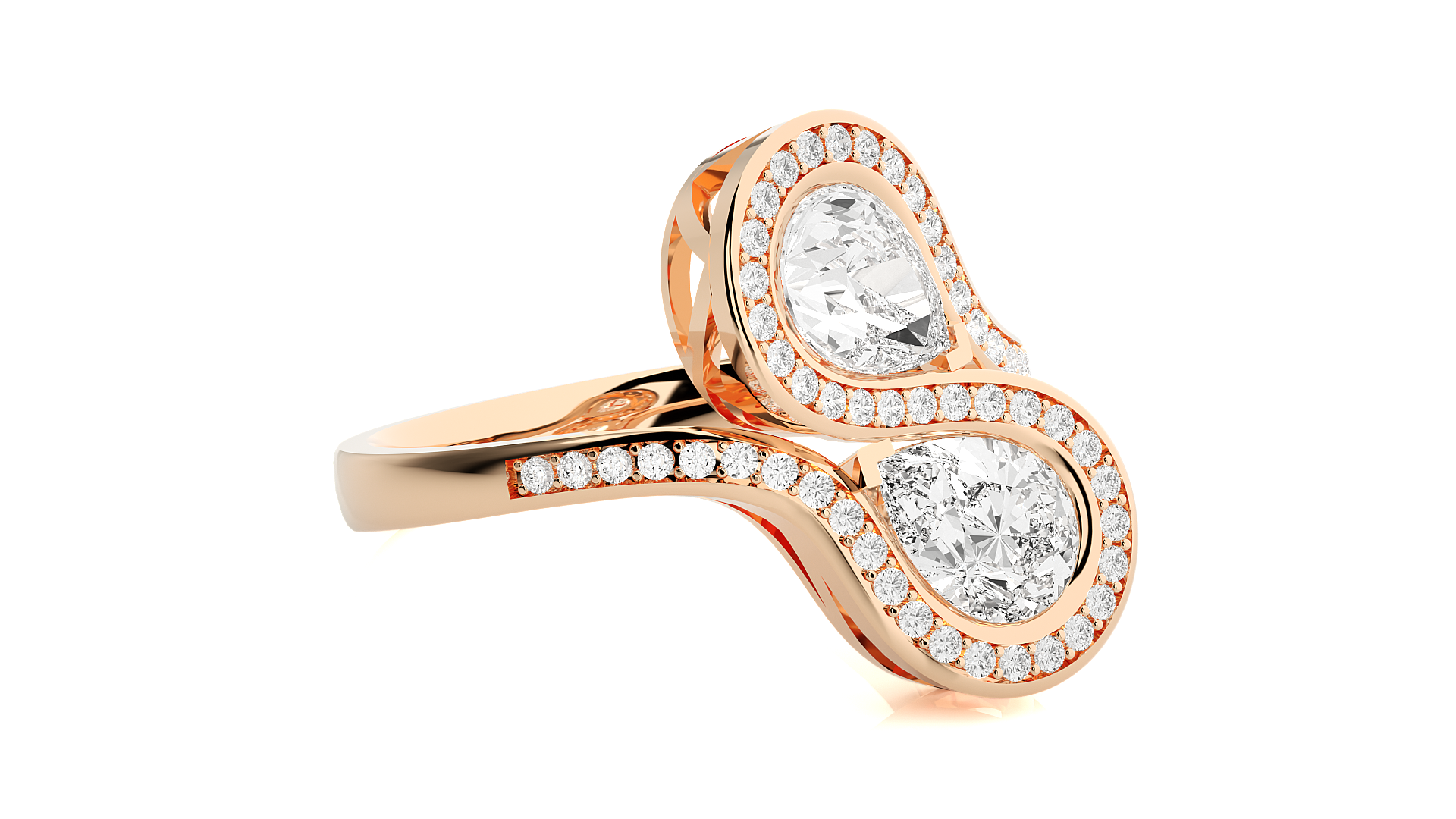 Rose Gold Plated Sterling Silver Ring