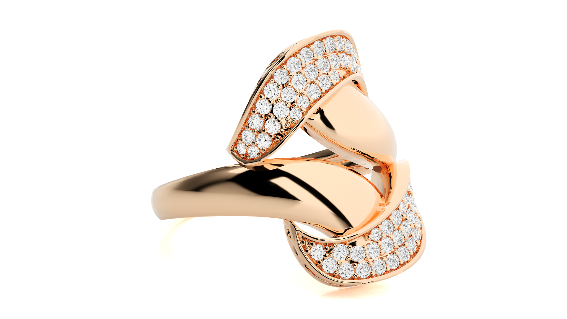 Rose Gold Plated Sterling Silver Ring