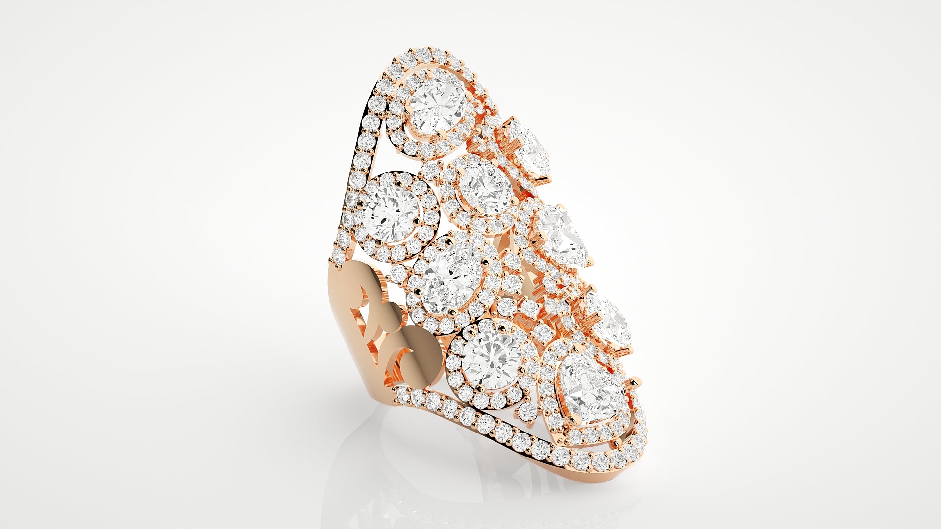 Rose Gold Plated Sterling Silver Ring