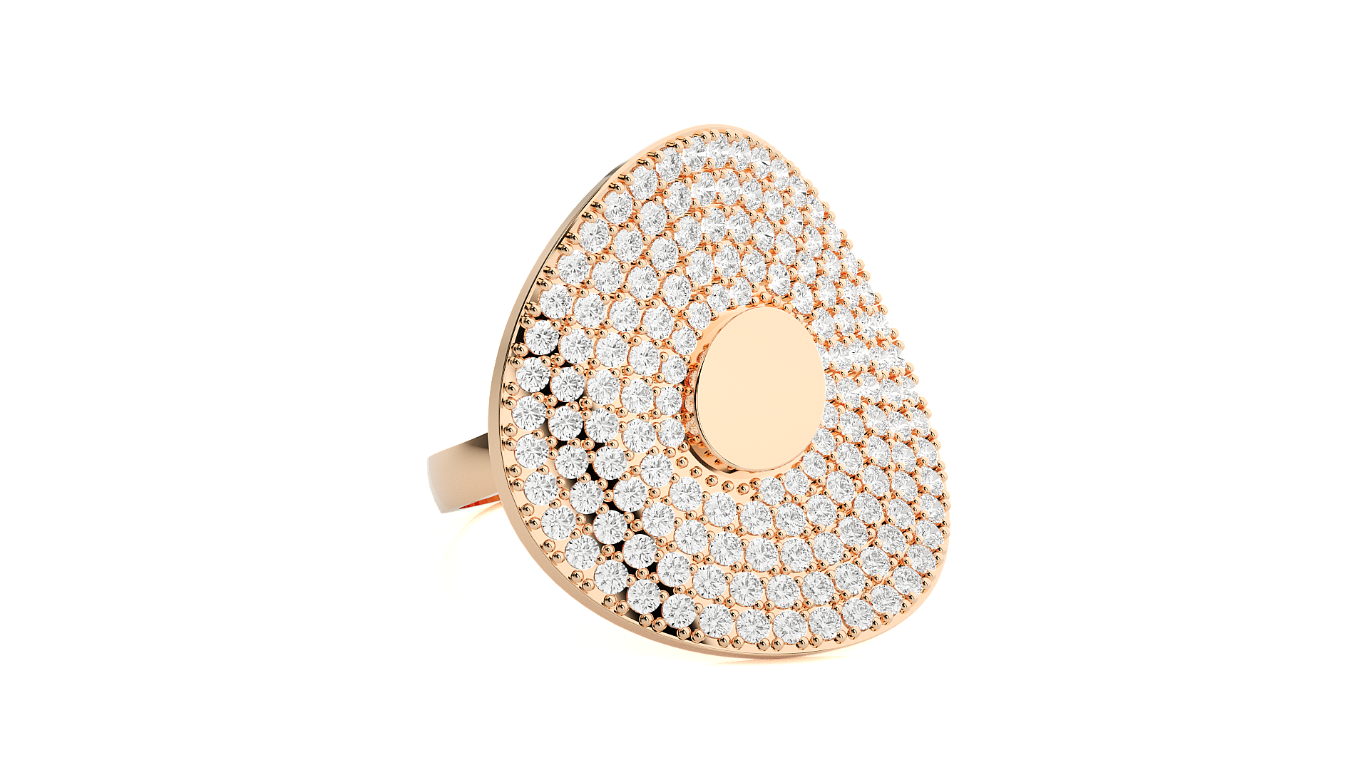 Rose Gold Plated Sterling Silver Ring