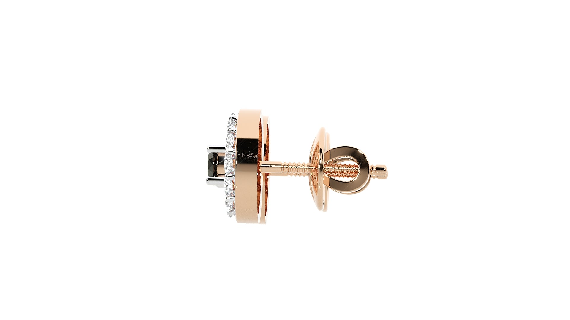 Rose Gold Plated Sterling Silver Earrings