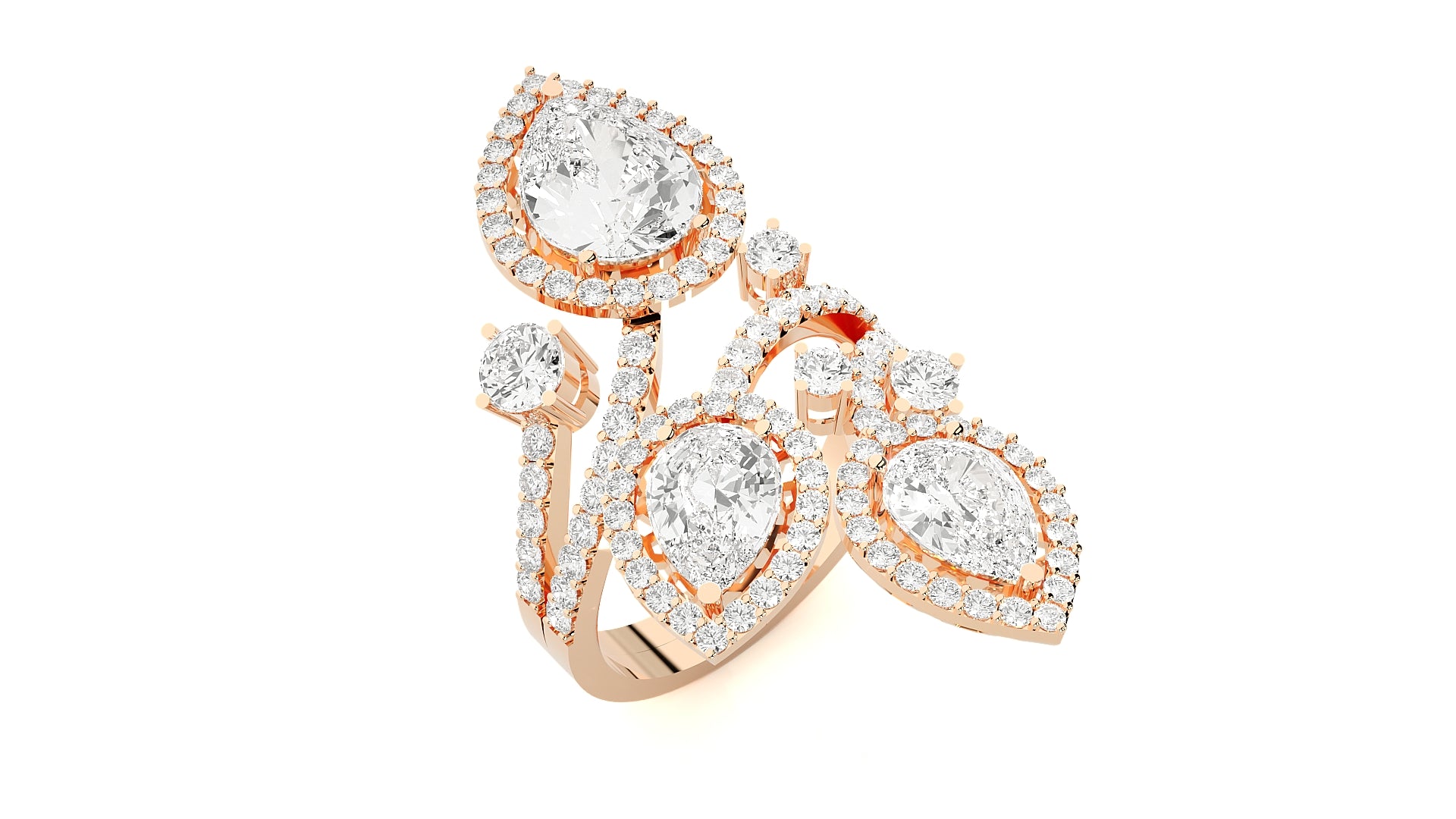 Rose Gold Plated Sterling Silver Ring