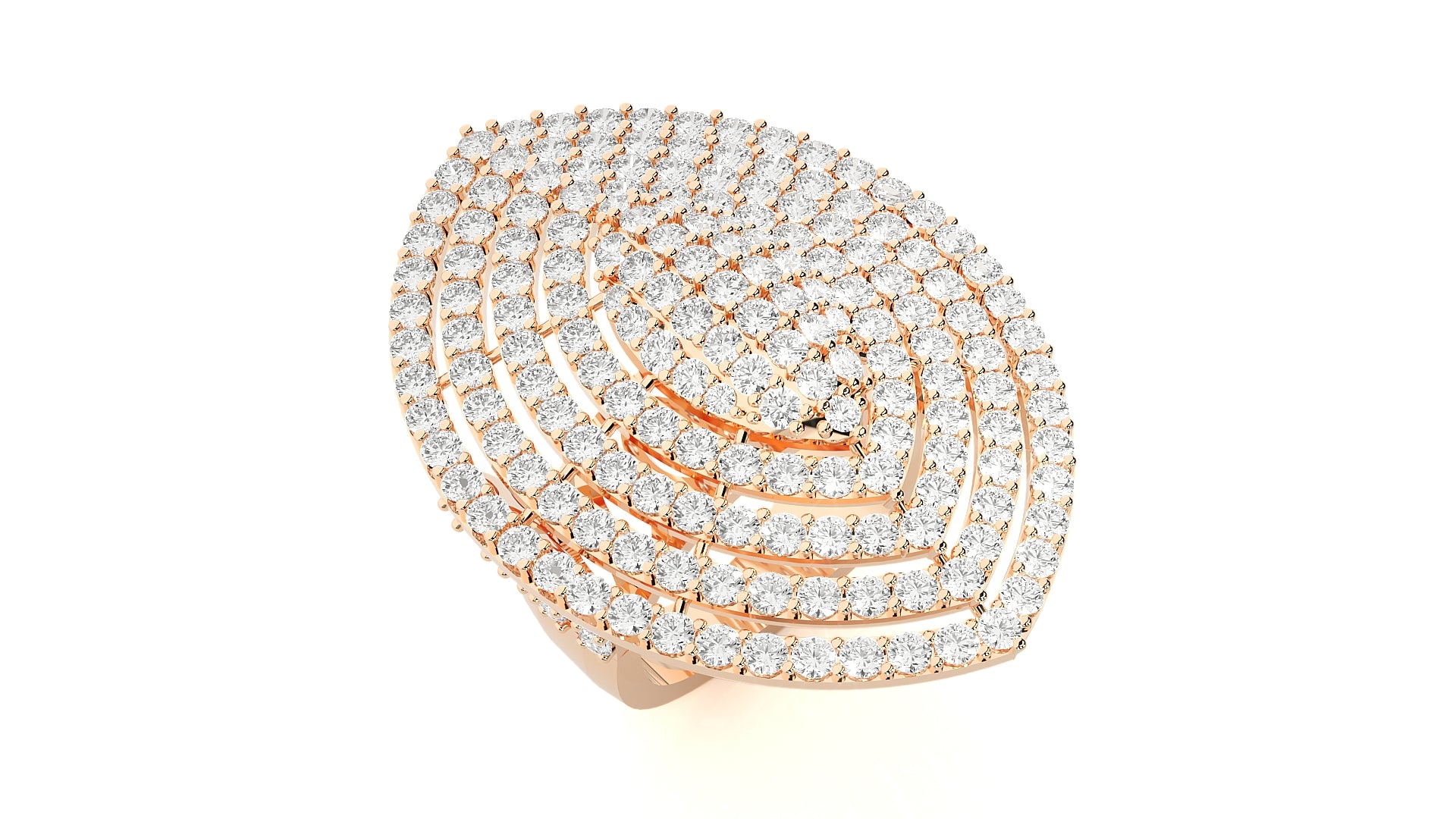 Rose Gold Plated Sterling Silver Ring