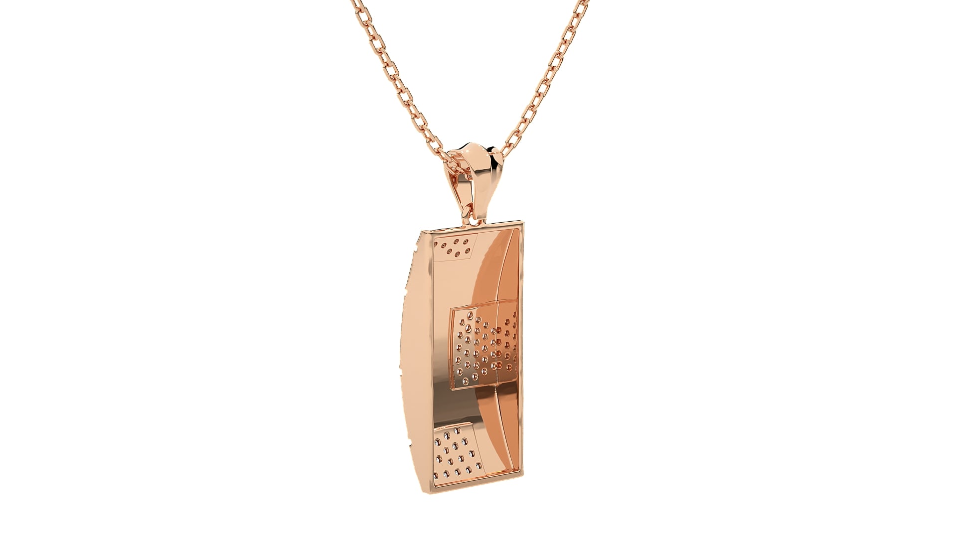 Rose Gold Plated Sterling Silver Pendant