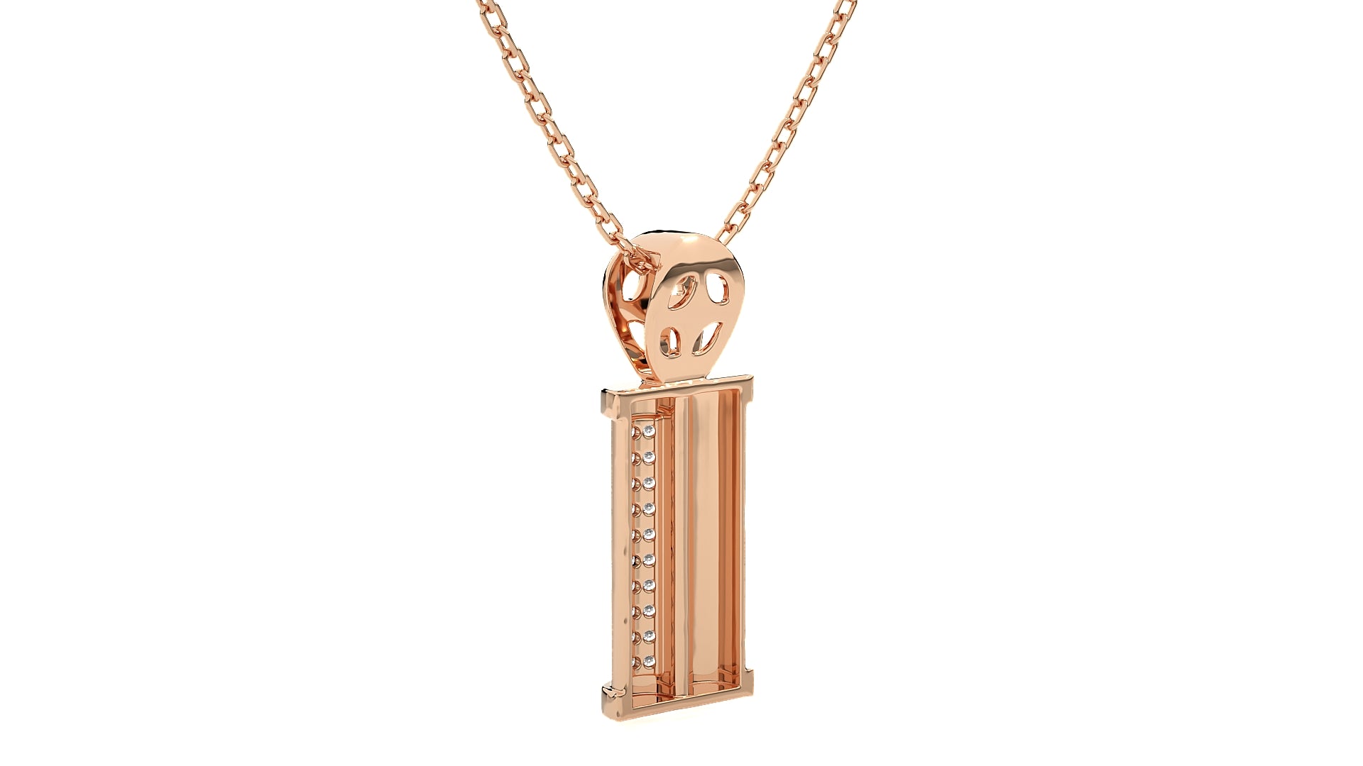 Rose Gold Plated Sterling Silver Pendant