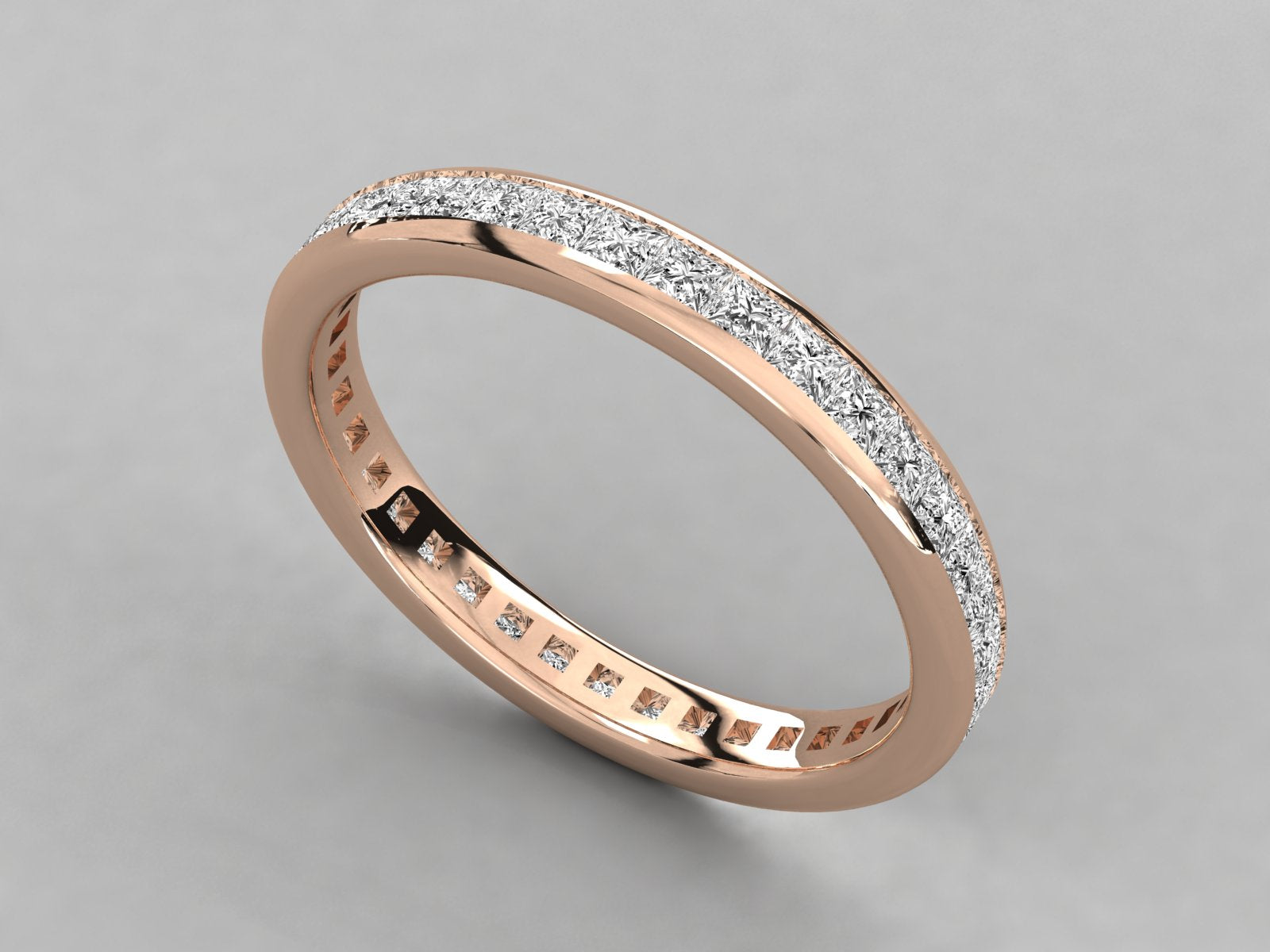 Rose Gold Plated Sterling Silver Ring