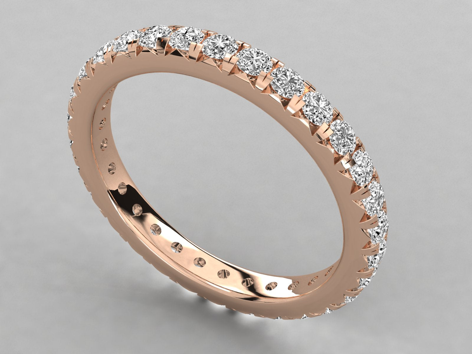 Rose Gold Plated Sterling Silver Ring