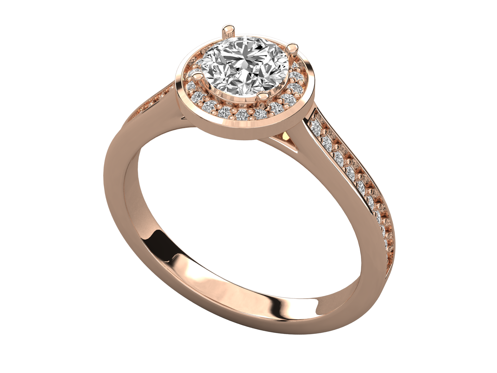 Rose Gold Plated Sterling Silver Ring