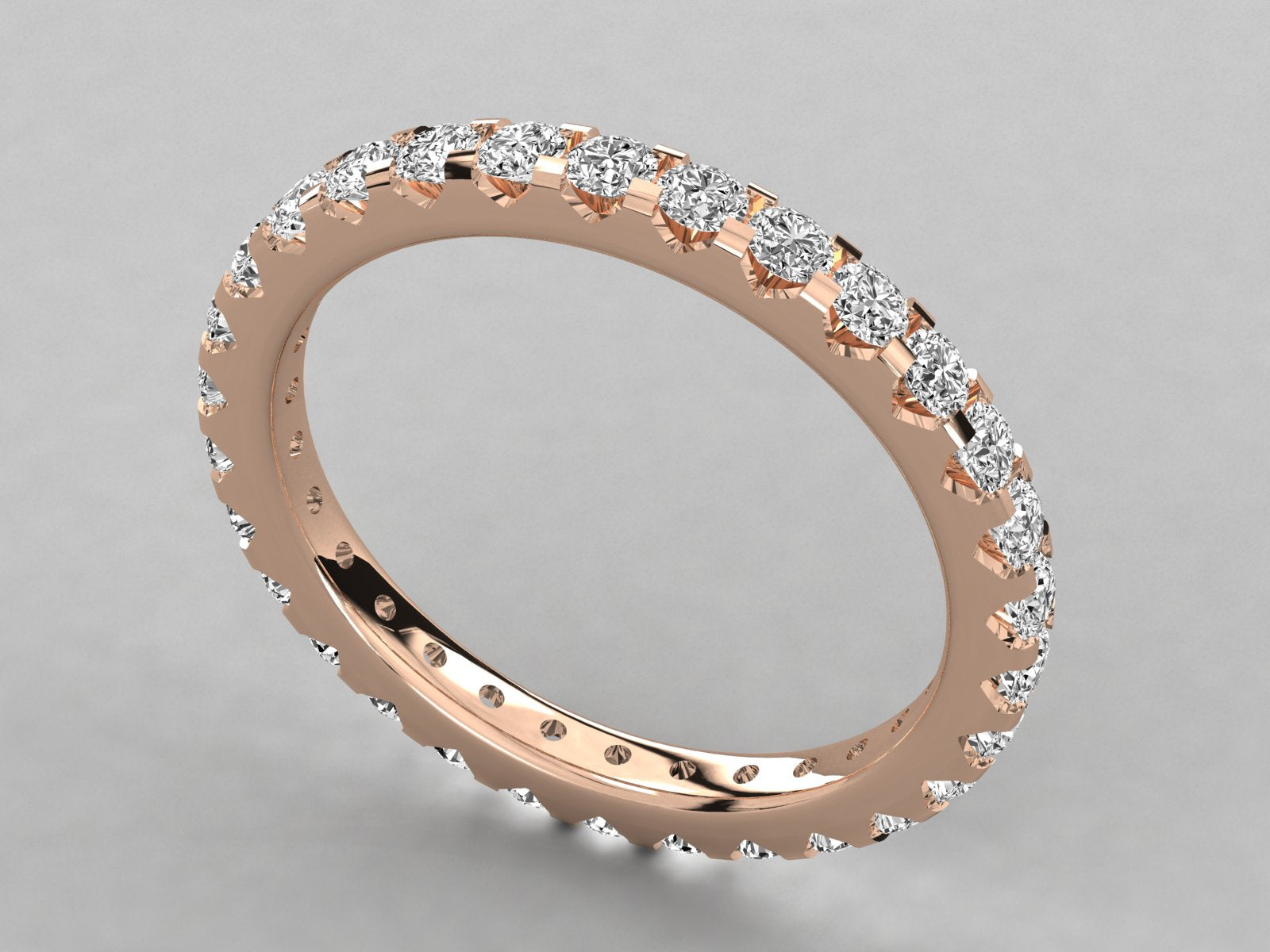 Rose Gold Plated Sterling Silver Ring