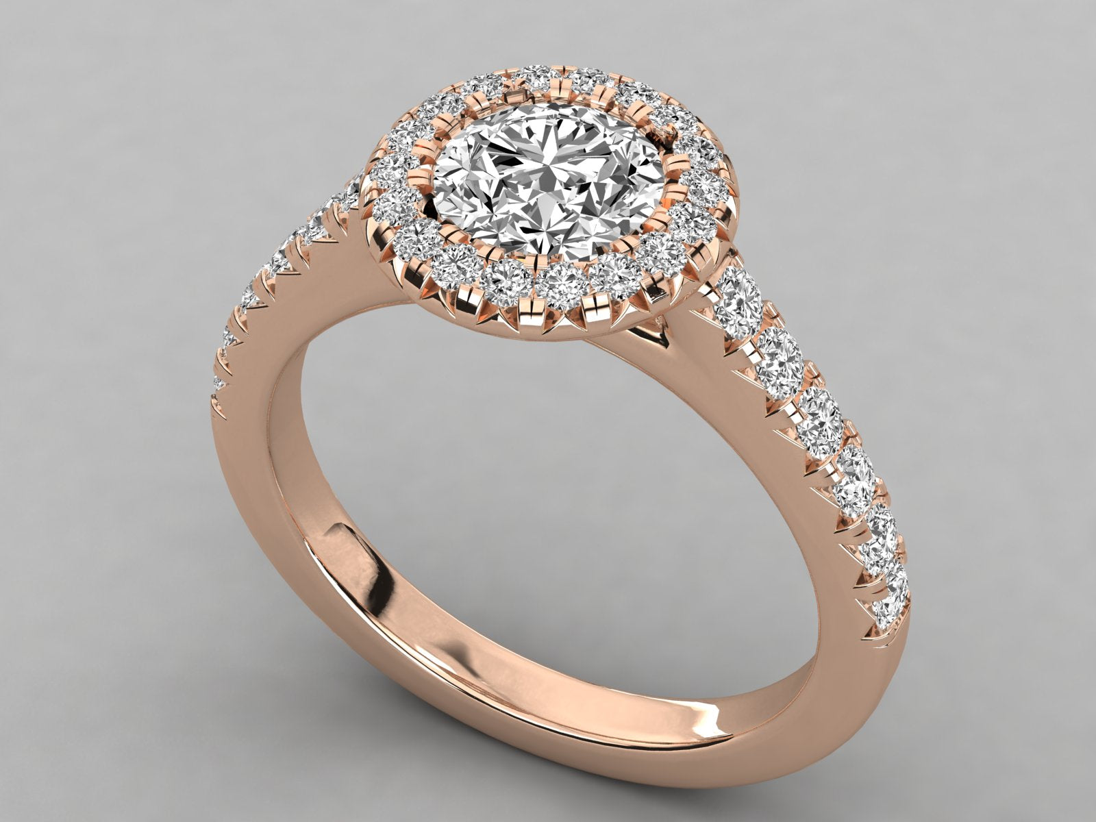 Rose Gold Plated Sterling Silver Ring
