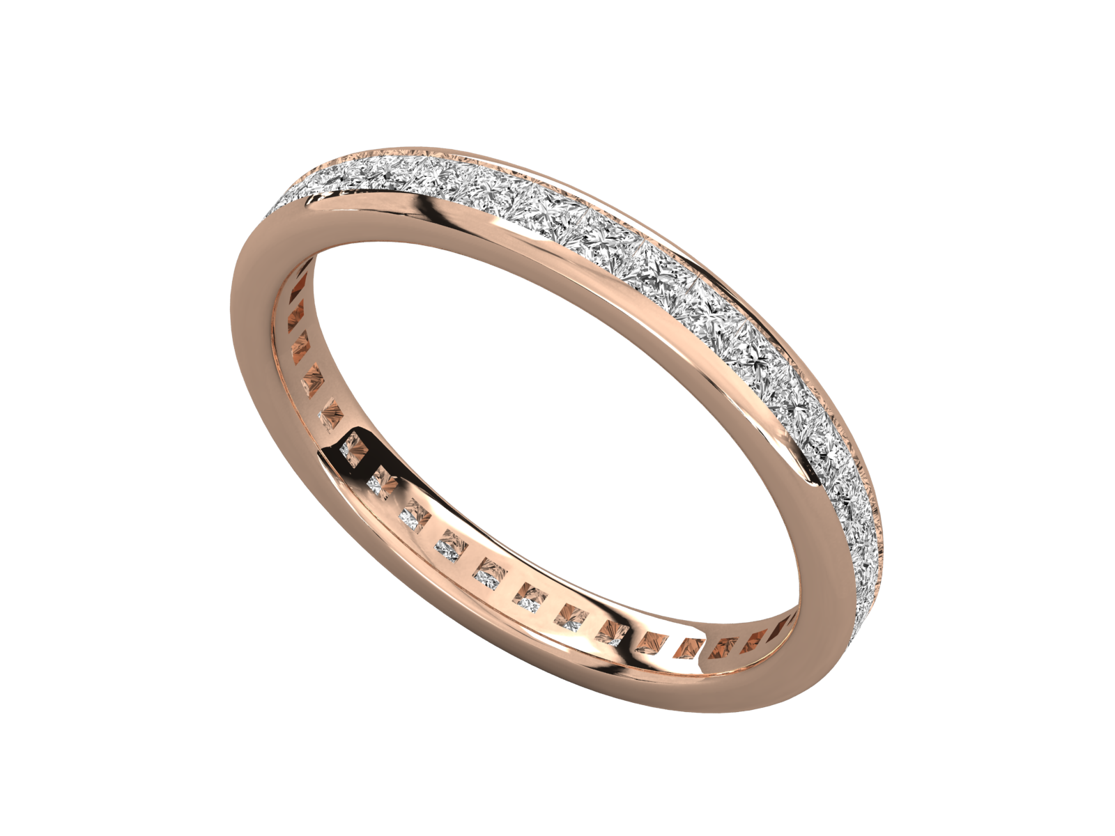 Rose Gold Plated Sterling Silver Ring