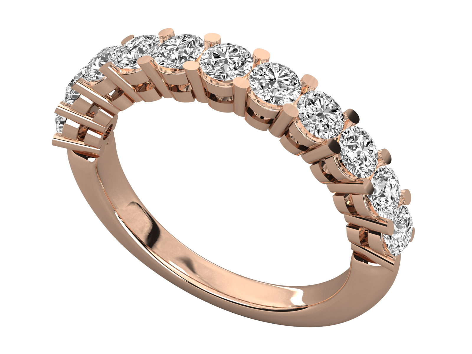 Rose Gold Plated Sterling Silver Ring