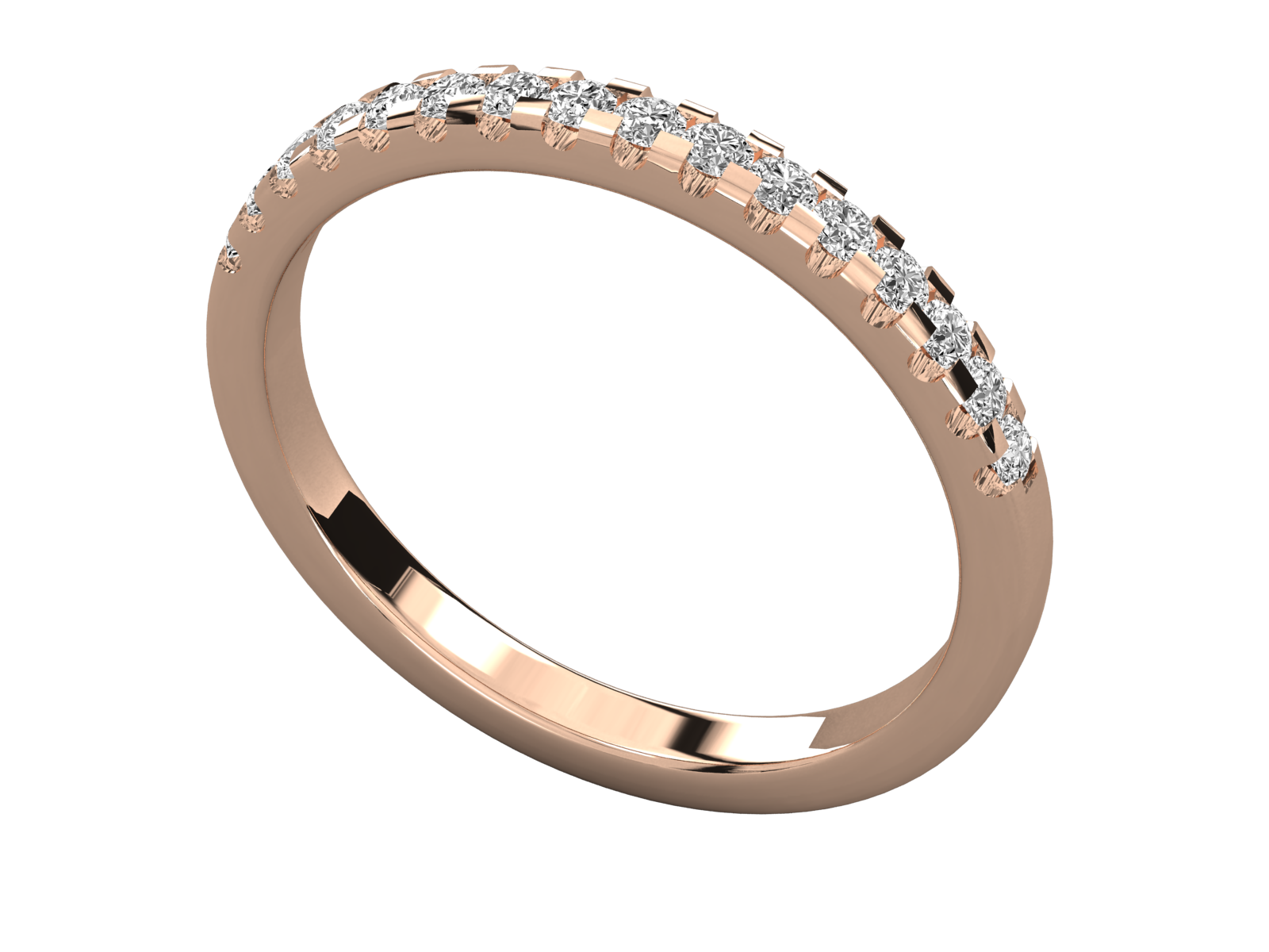 Rose Gold Plated Sterling Silver Ring