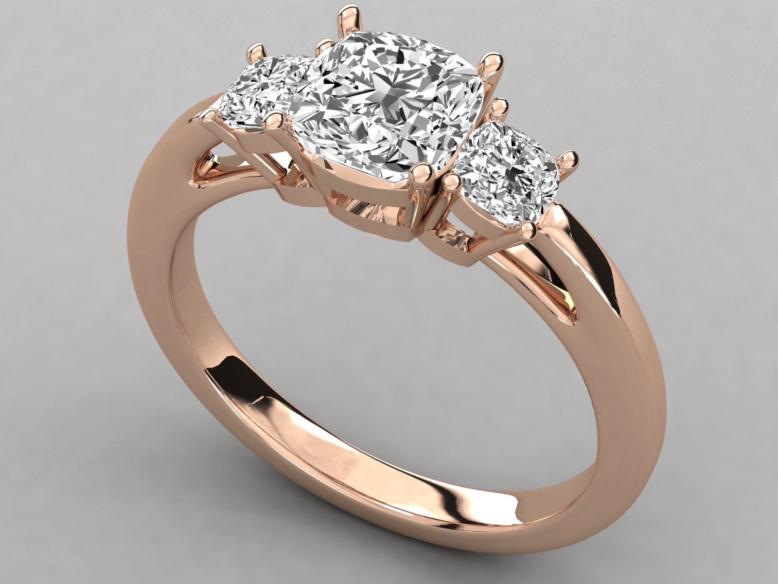 Rose Gold Plated Sterling Silver Ring