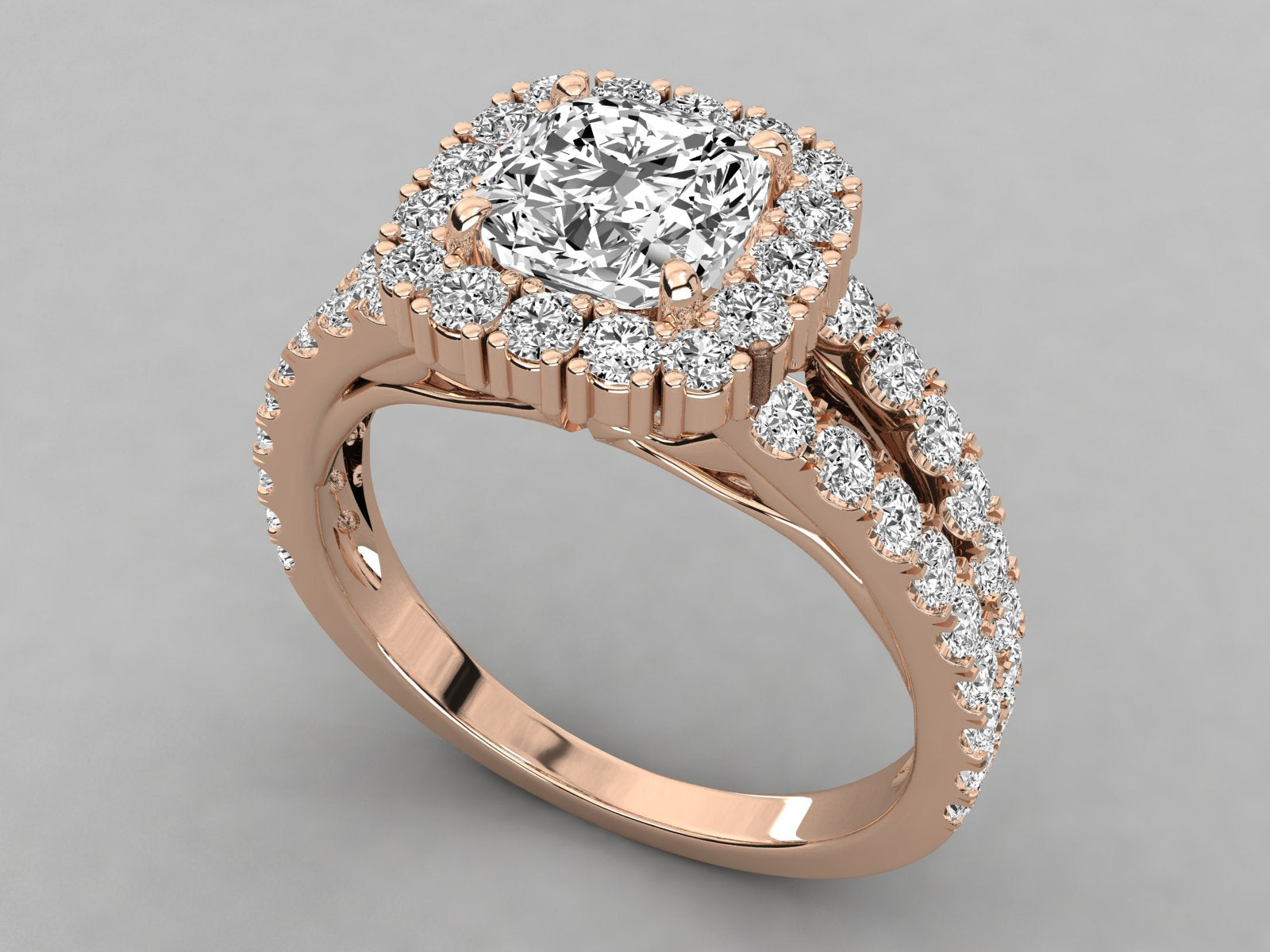 Rose Gold Plated Sterling Silver Ring