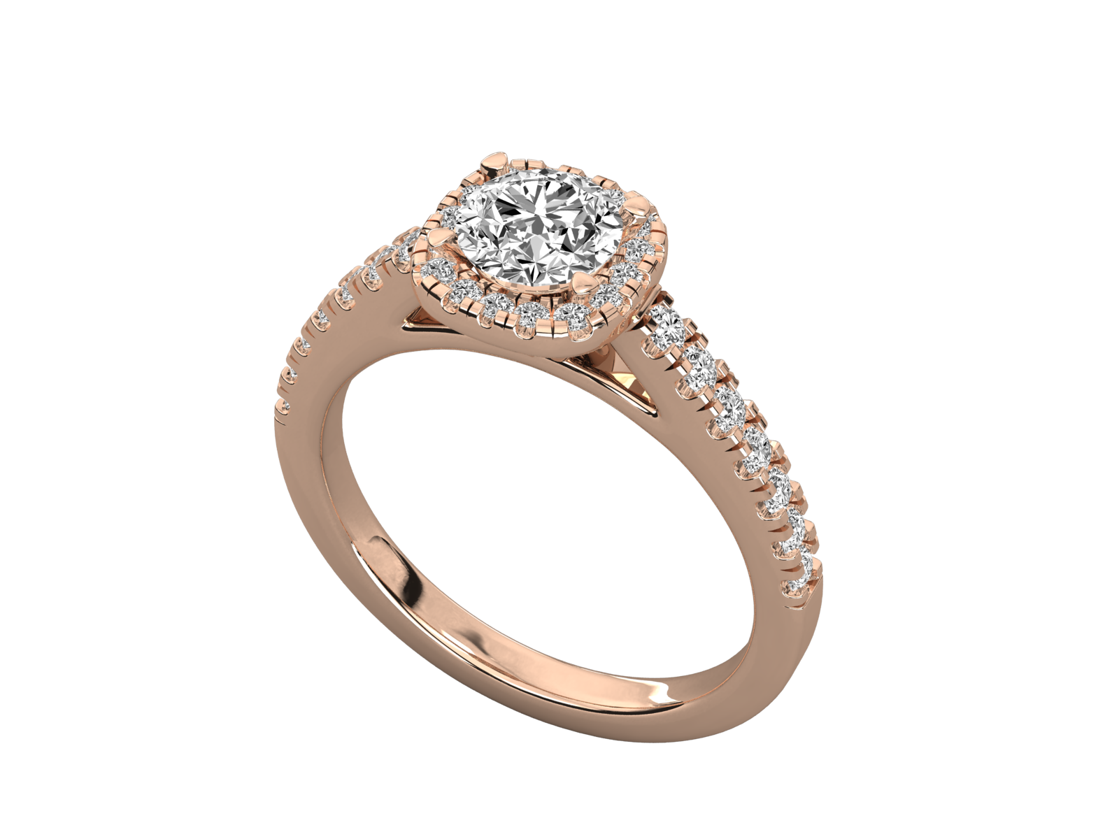 Rose Gold Plated Sterling Silver Ring