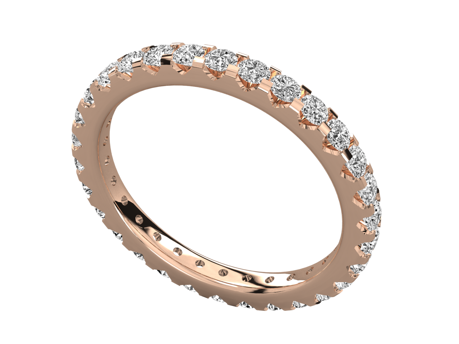 Rose Gold Plated Sterling Silver Ring