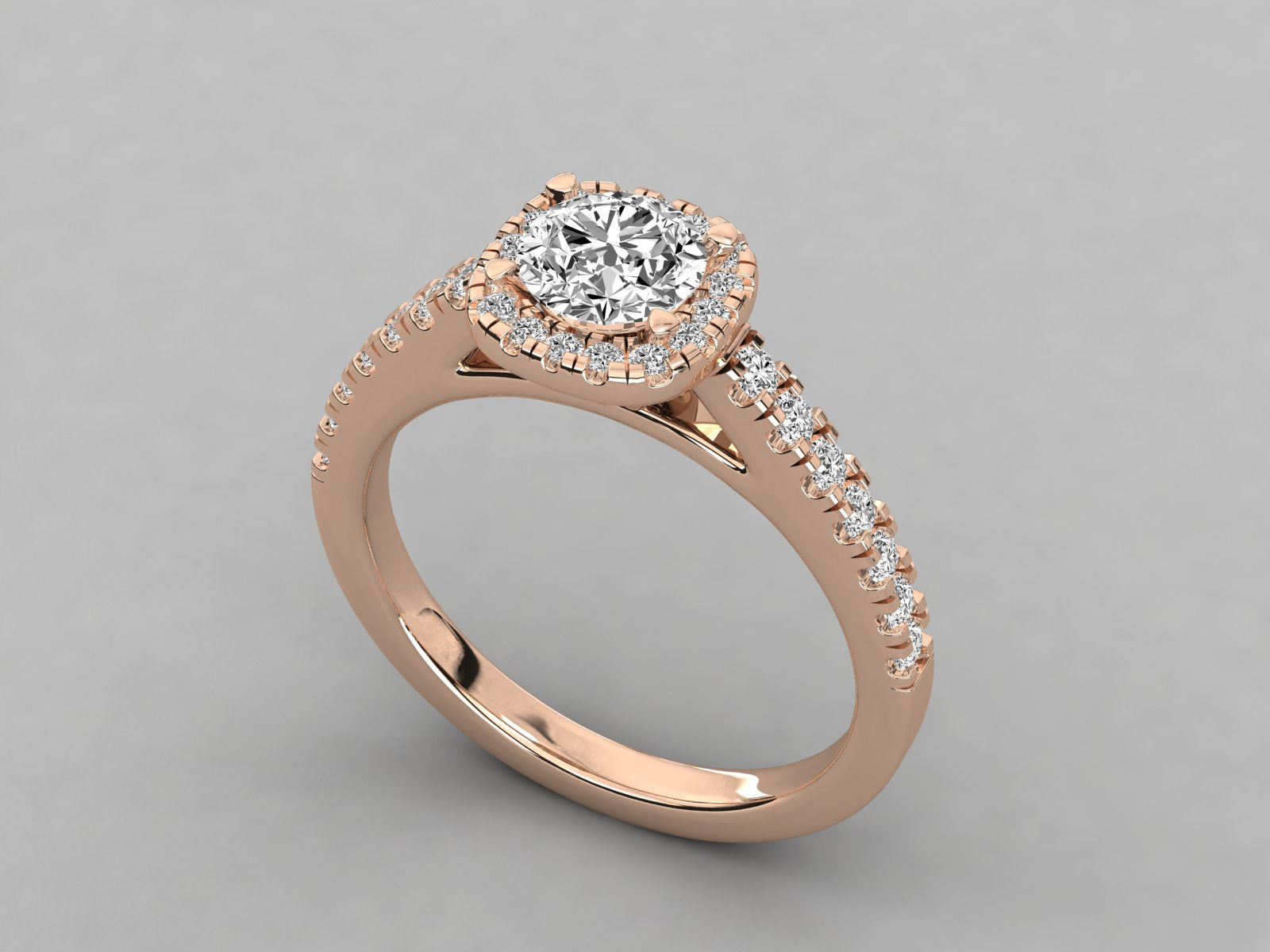 Rose Gold Plated Sterling Silver Ring
