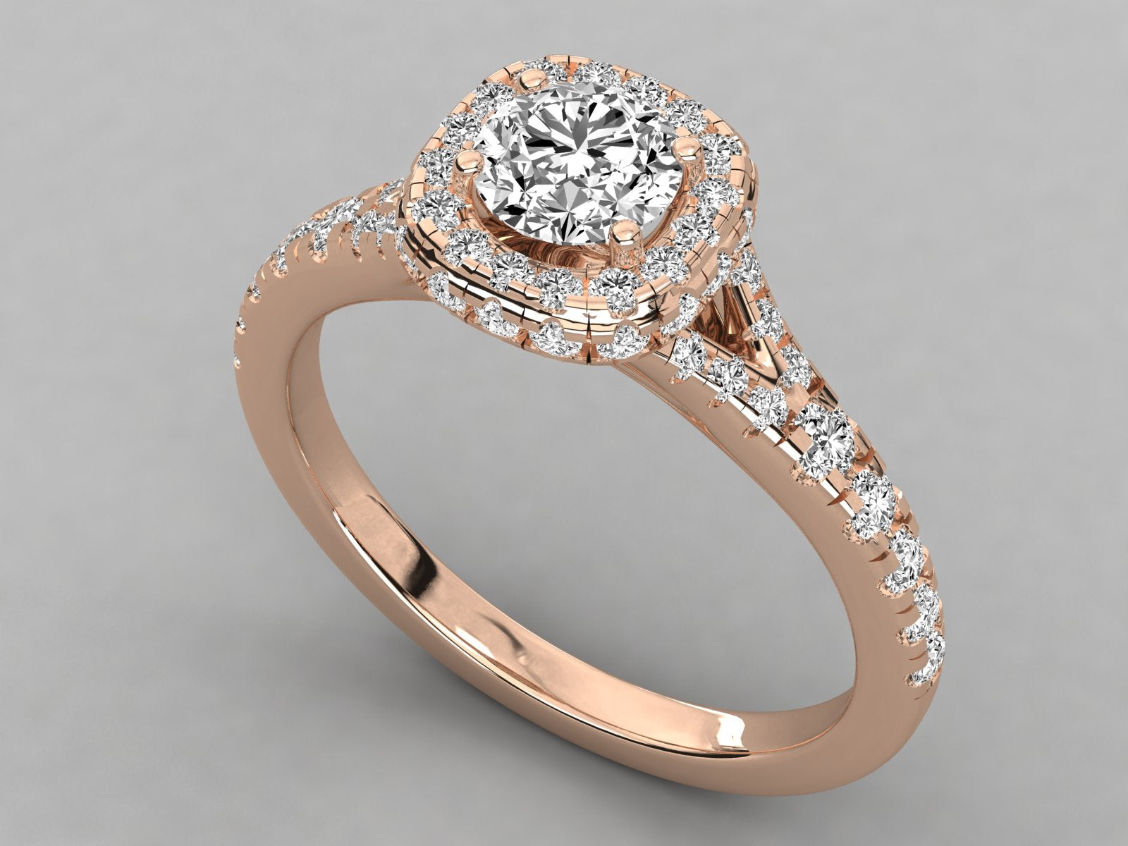 Rose Gold Plated Sterling Silver Ring