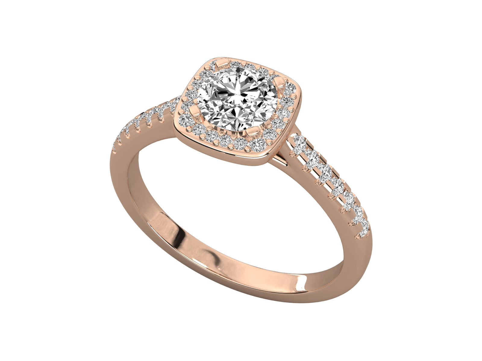 Rose Gold Plated Sterling Silver Ring