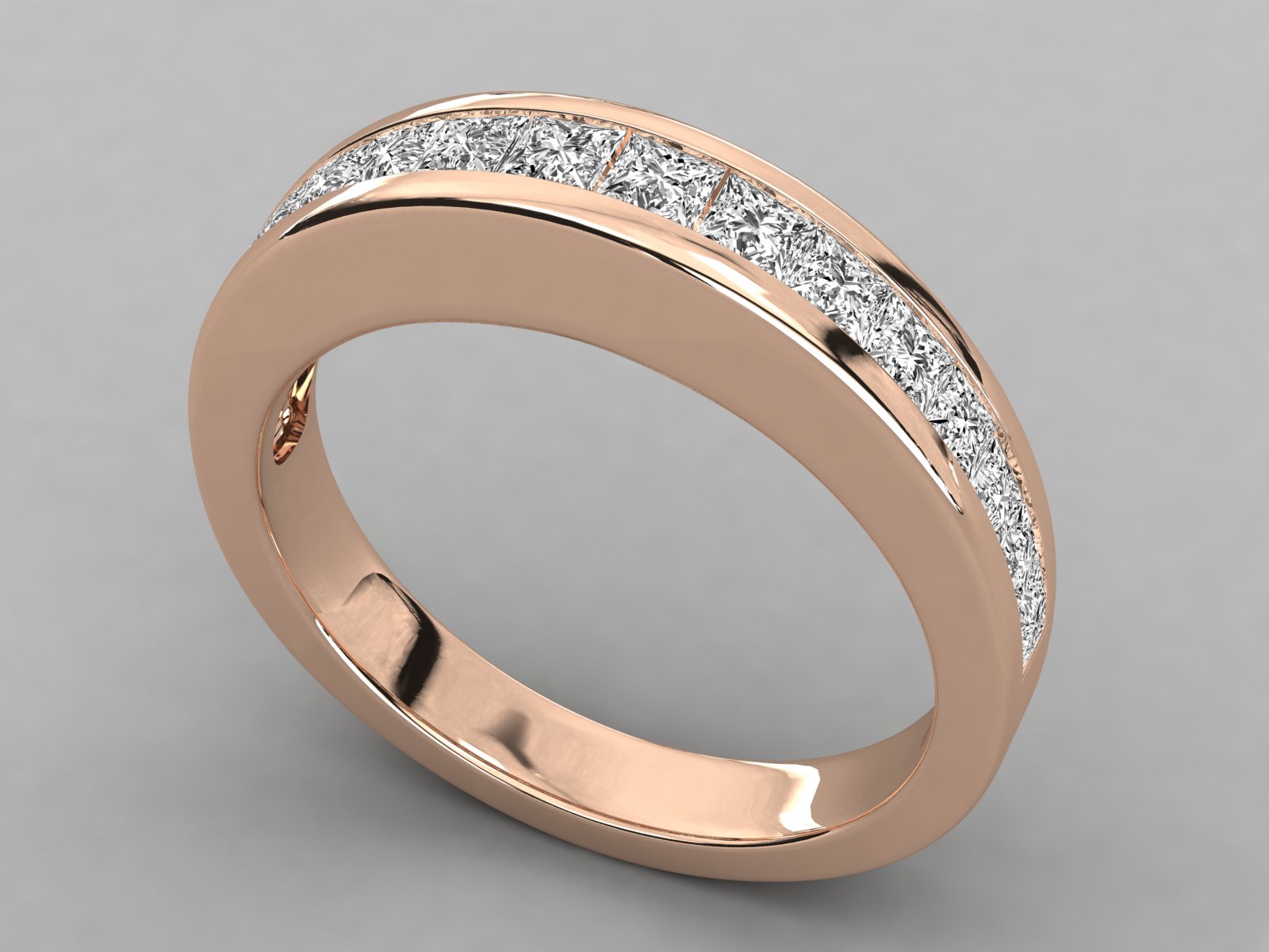 Rose Gold Plated Sterling Silver Ring