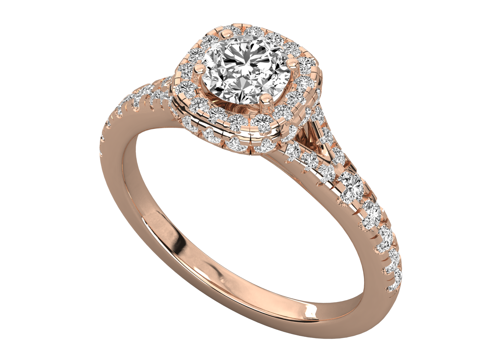 Rose Gold Plated Sterling Silver Ring