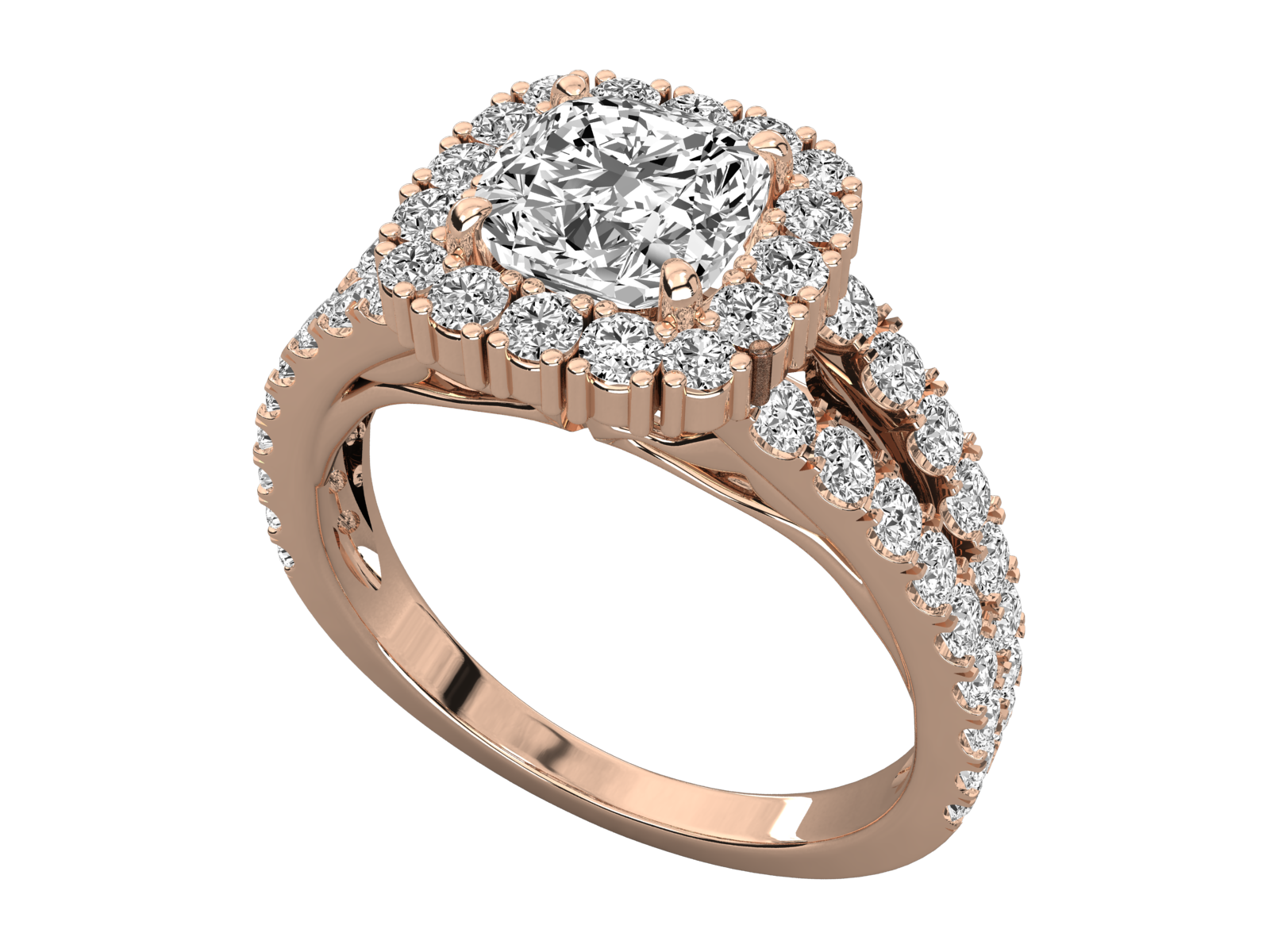 Rose Gold Plated Sterling Silver Ring