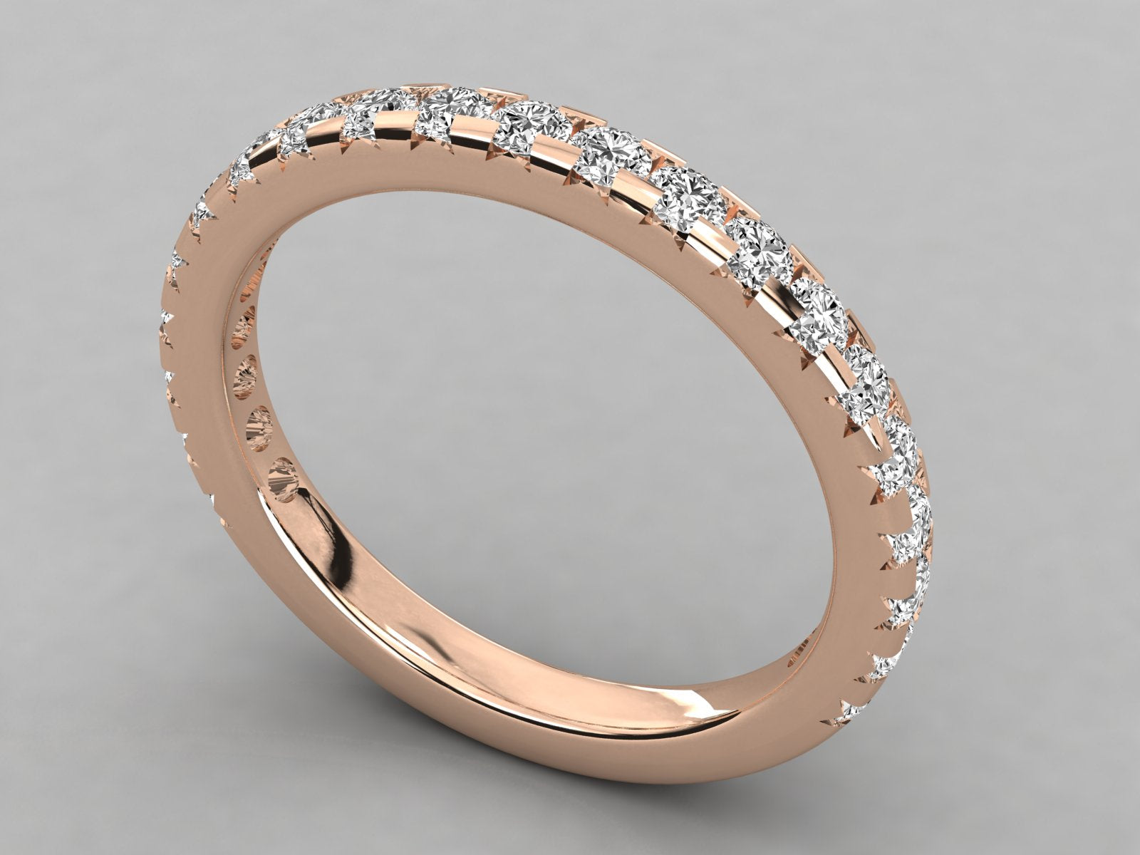 Rose Gold Plated Sterling Silver Ring