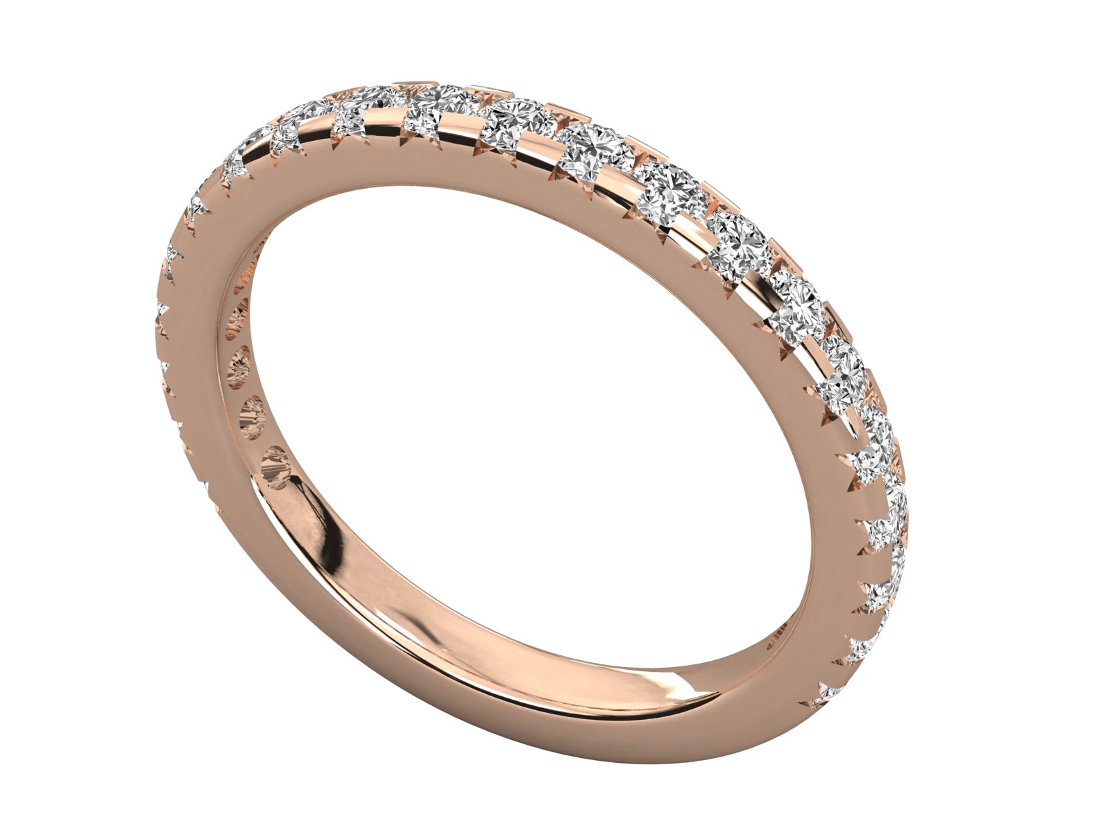 Rose Gold Plated Sterling Silver Ring